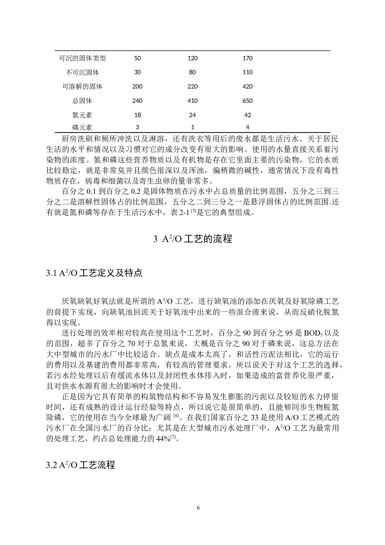 G镇生活污水同步生物脱氮除磷A2O工艺设计-9398字.docx 第8页