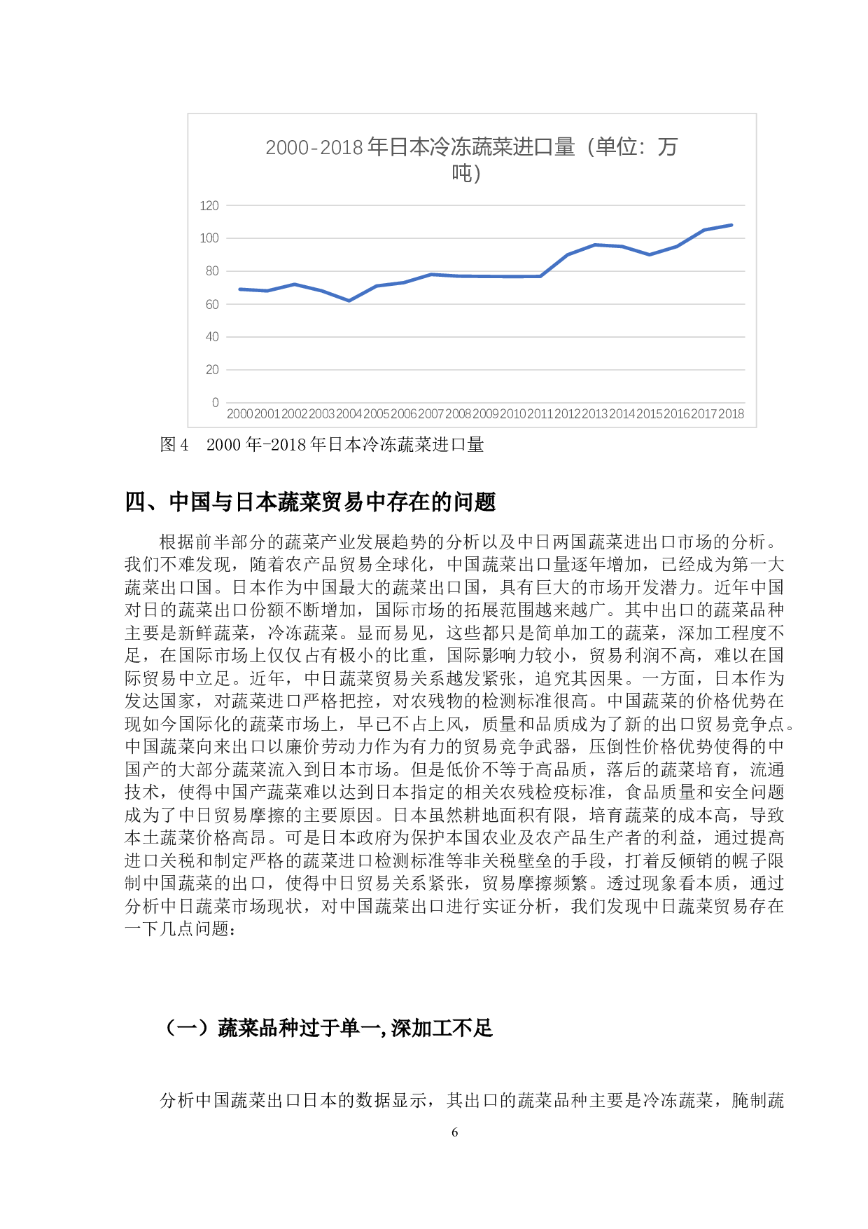 中国对日本蔬菜出口贸易问题分析-10505字.docx 第10页
