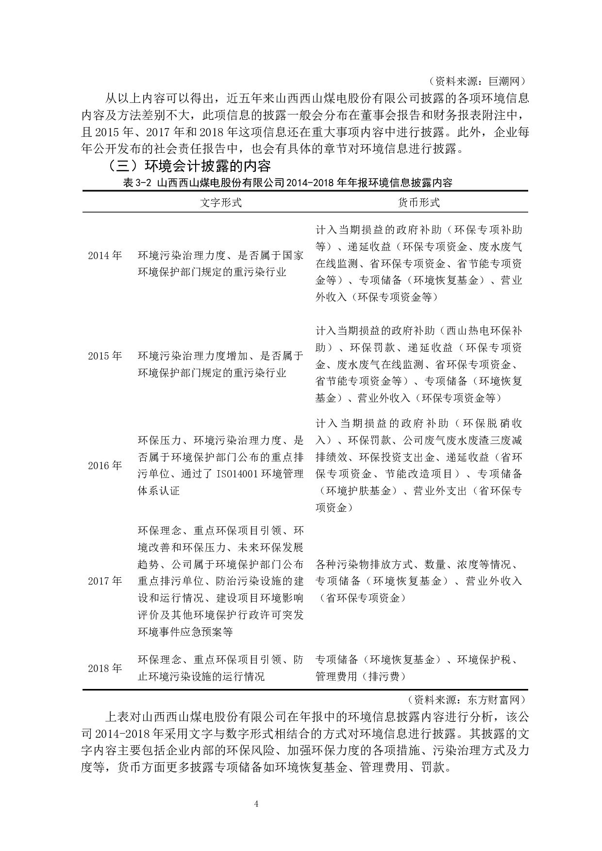 上市公司环境会计信息披露相关问题的分析与研究&mdash;&mdash;以山西西山煤电股份有限公司为例-11801字.docx 第7页