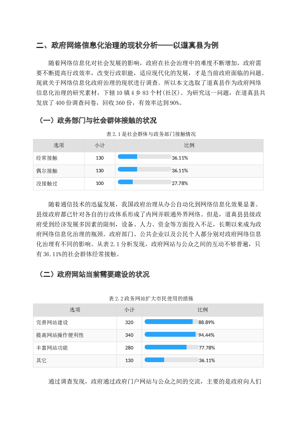 网络信息化视野下政府治理路径的研究&mdash;&mdash;以道真县为例-16605字.docx 第10页