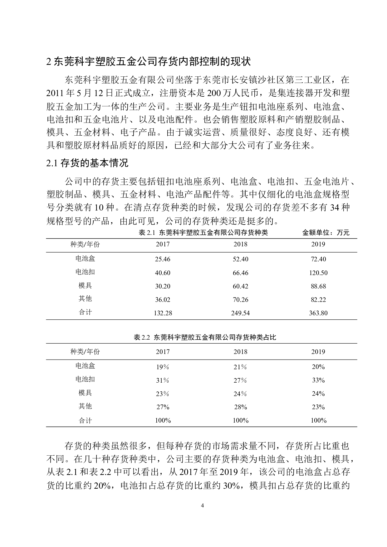 东莞科宇塑胶五金公司存货内部控制存在的问题及对策-10099字.docx 第7页