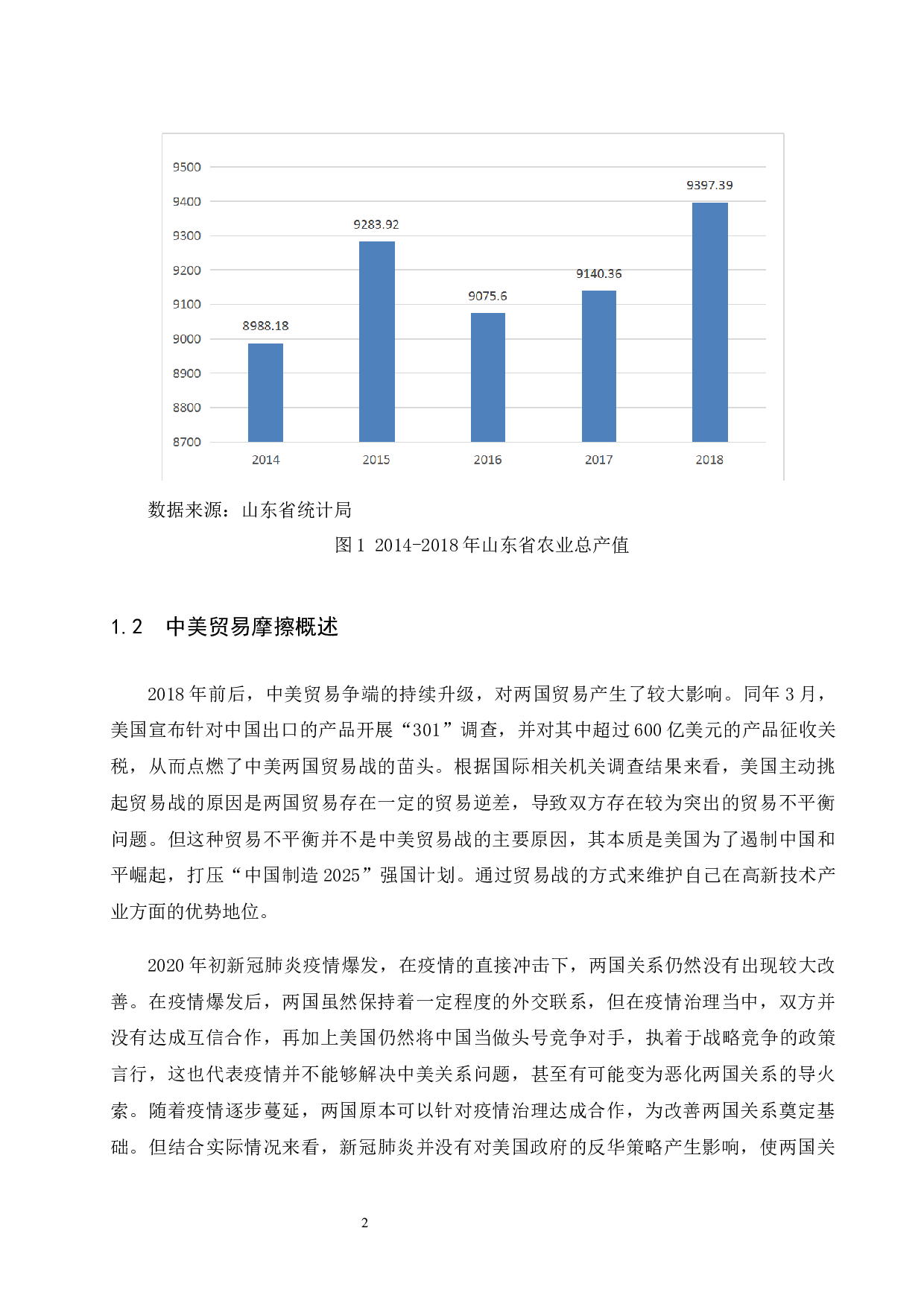 中美贸易摩擦对山东农产品出口的影响及对策分析.doc-7777字.docx 第6页