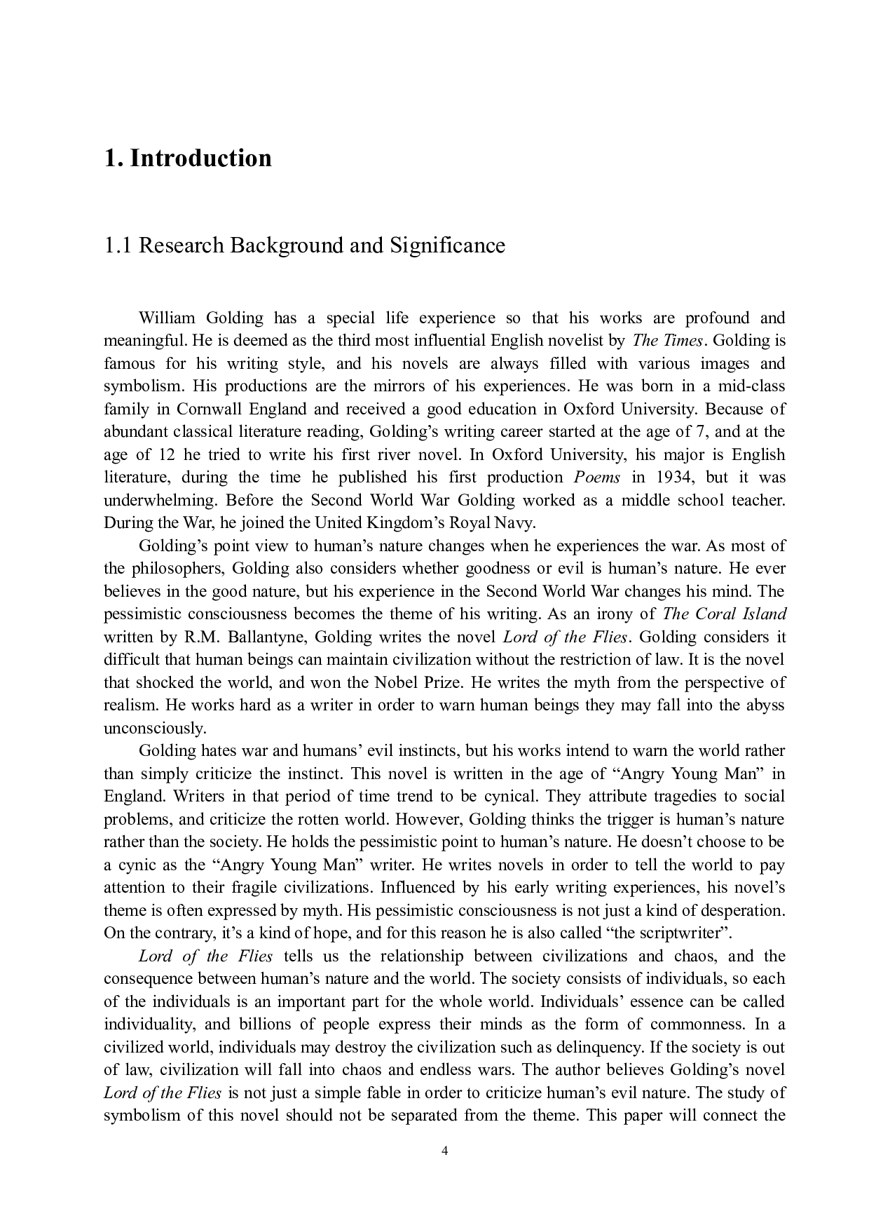 从象征手法分析《蝇王》中的悲观意识-7524字.docx 第5页