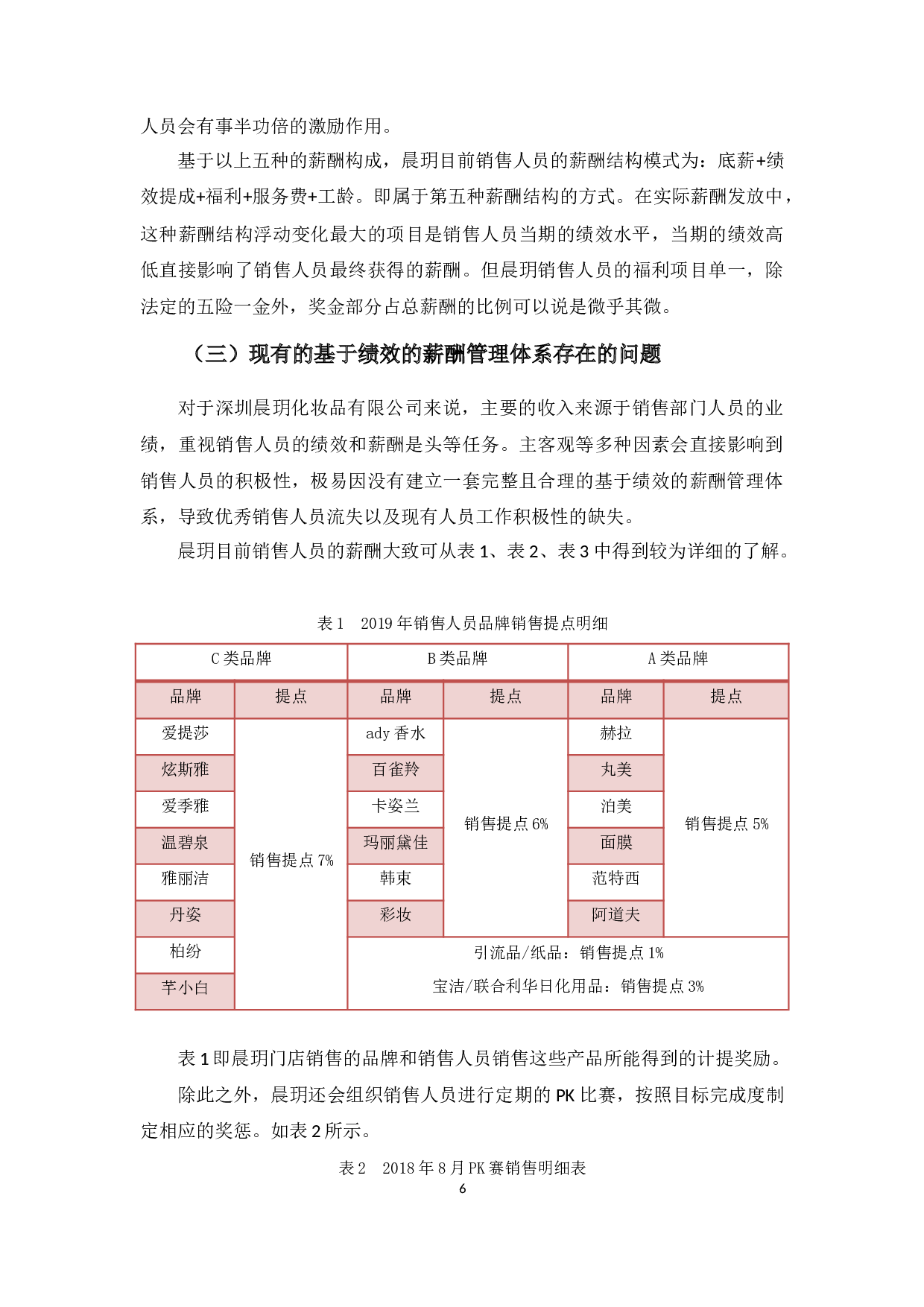 基于绩效的化妆品有限公司销售人员薪酬管理初探&mdash;&mdash;以深圳晨玥化妆品有限公司为例-12043字.docx 第9页