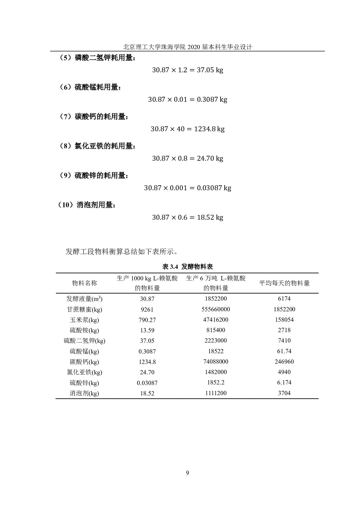 赖氨酸的生产车间设计-5650字.pdf 第10页