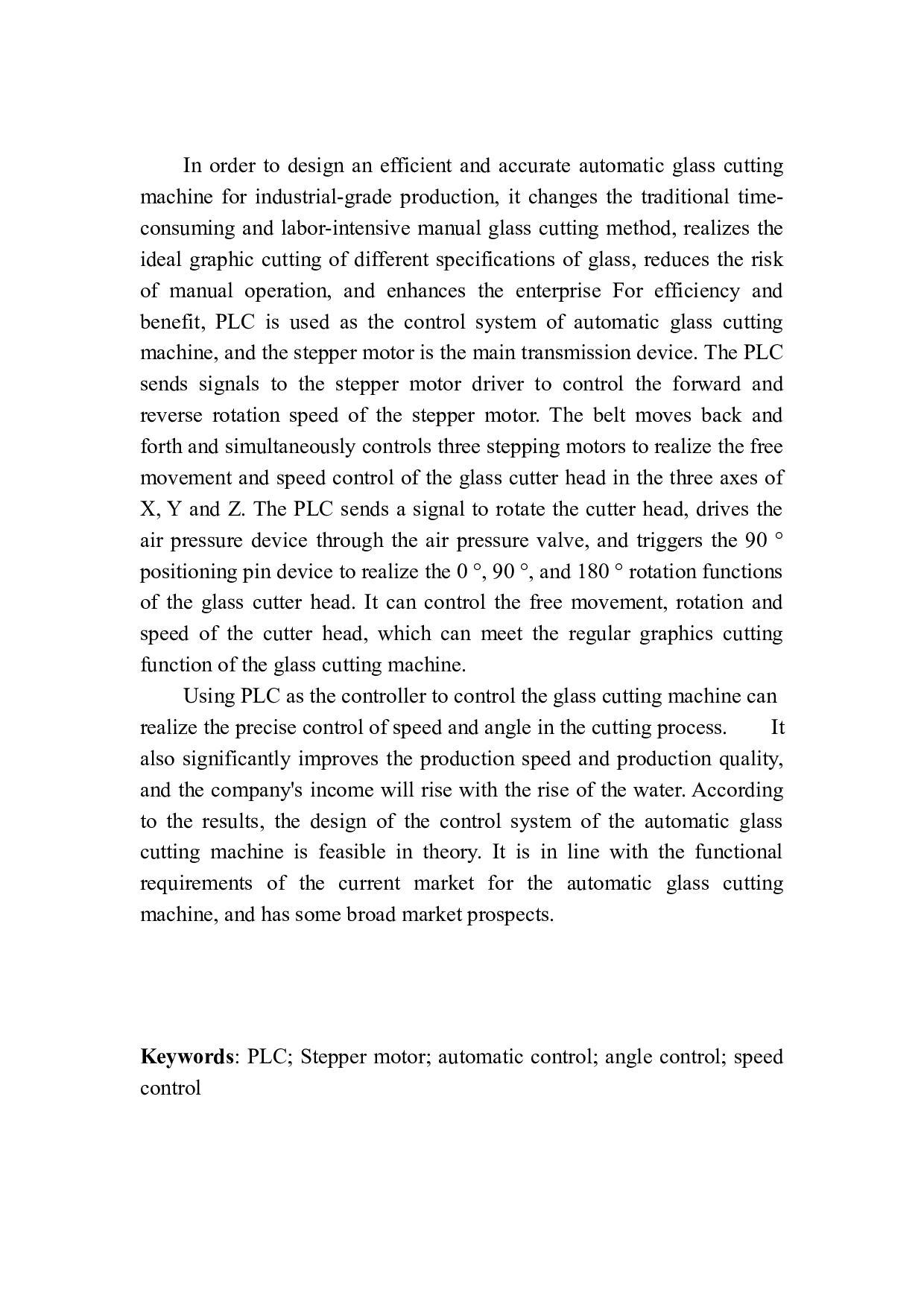 全自动玻璃切割机控制系统设计-11550字.docx 第4页