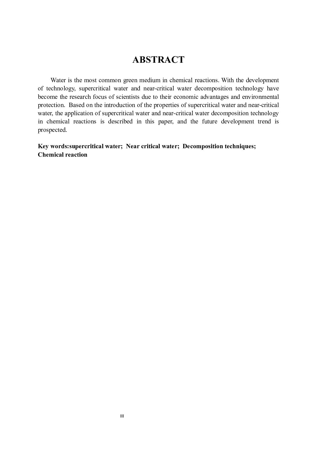 超（近）临界水分解技术在化学反应中的应用-9669字.docx 第5页