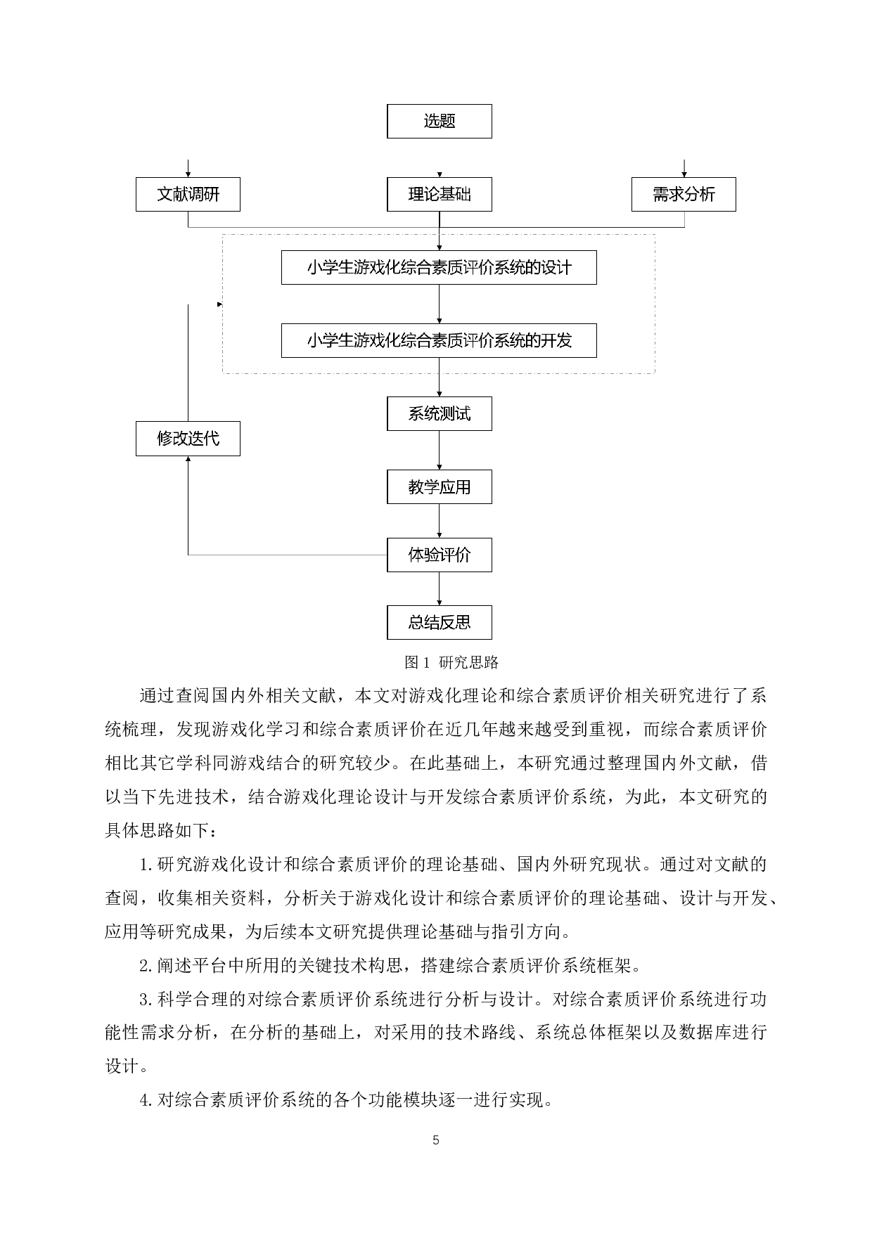 小学生游戏化综合素质评价系统的设计与开发研究-24158字.docx 第5页