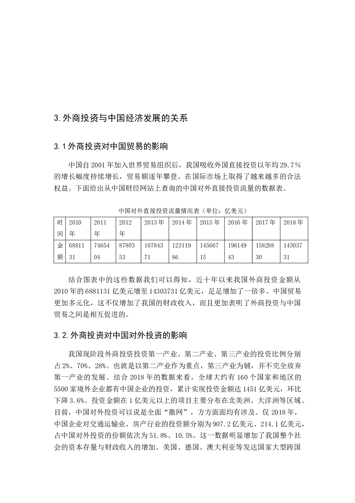 外商投资对我国经济影响研究-11428字.docx 第10页