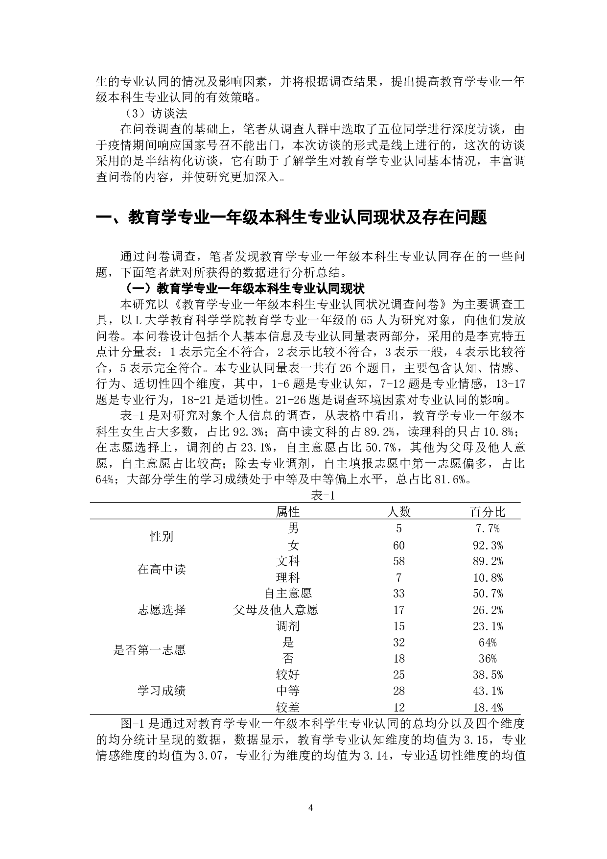 教育学专业一年级本科生专业认同的问题与对策-11808字.docx 第8页