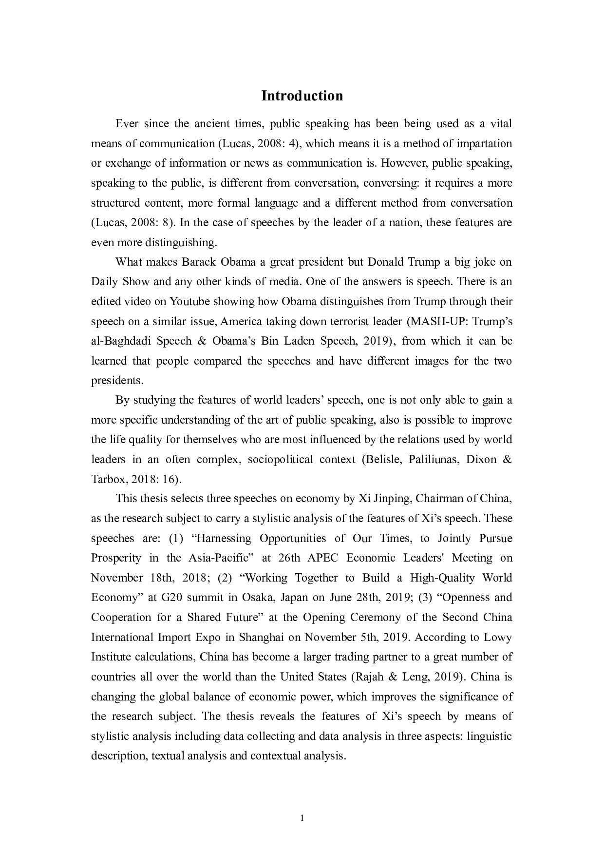 文体学角度下习近平讲话的话语特点&mdash;&mdash;以习近平三篇经济主题的讲话为例-9575字.docx 第4页