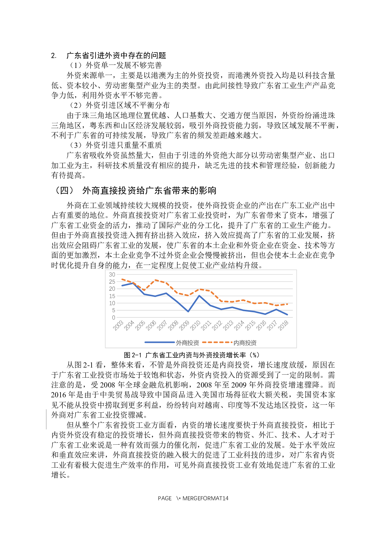 FDI对广东省工业增长的实证分析-10751字.docx 第9页