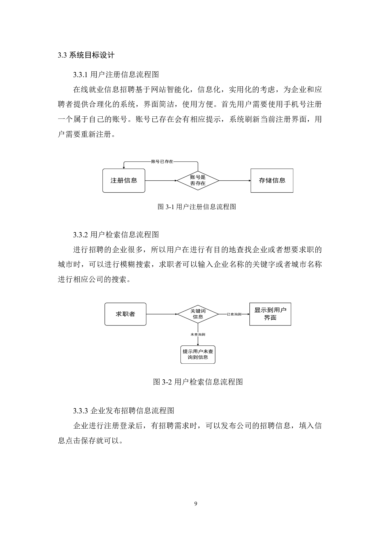 在线就业招聘系统的设计与实现论文-9604字.docx 第9页