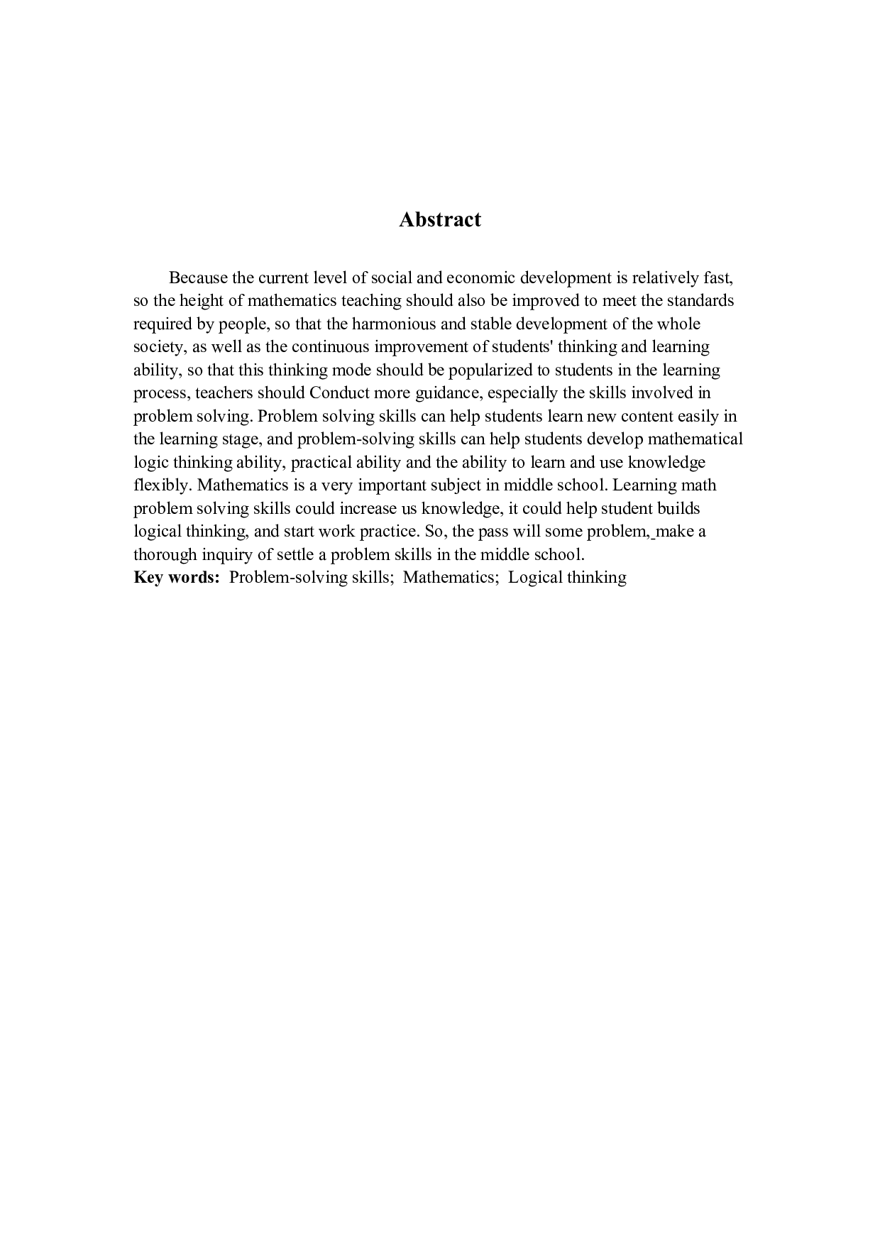 解题技巧在中学数学教学中的应用-10407字.docx 第2页