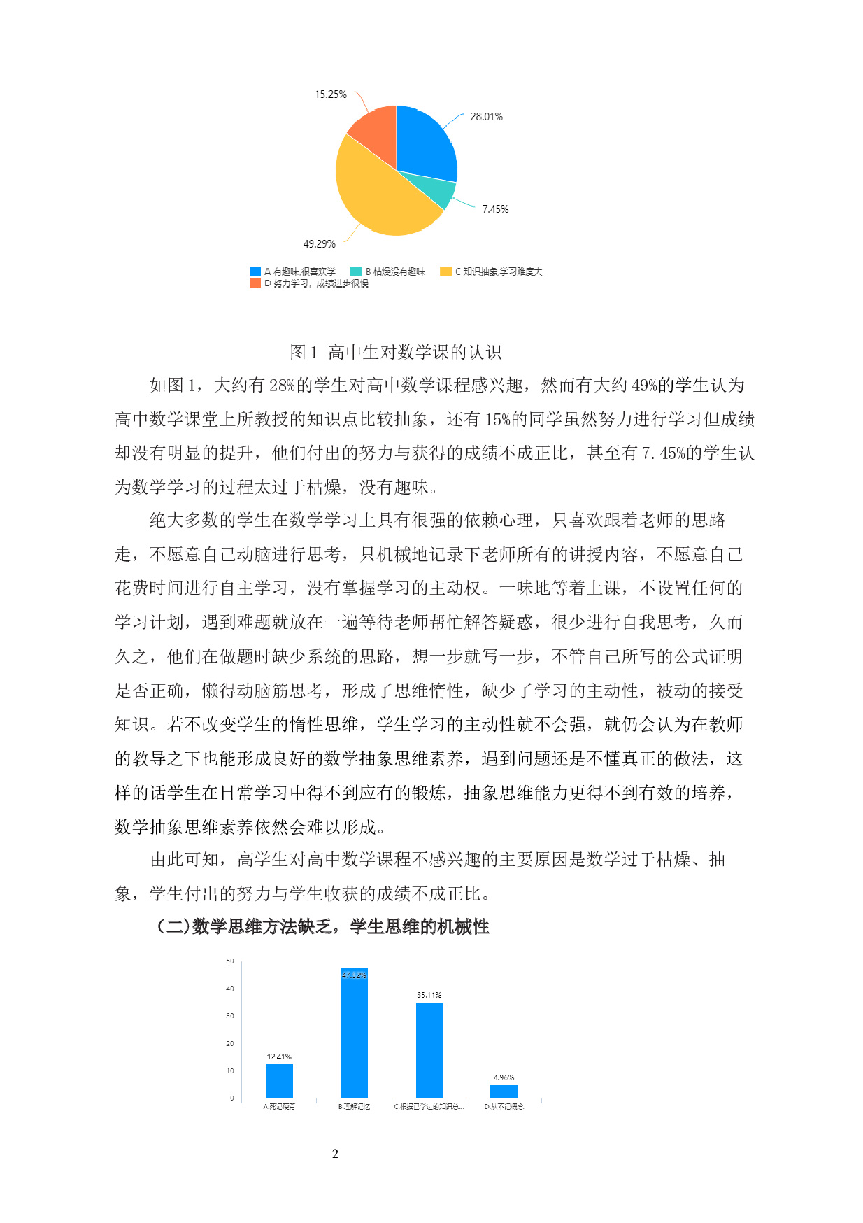 高中生数学抽象思维素养的培养与研究-7667字.docx 第2页