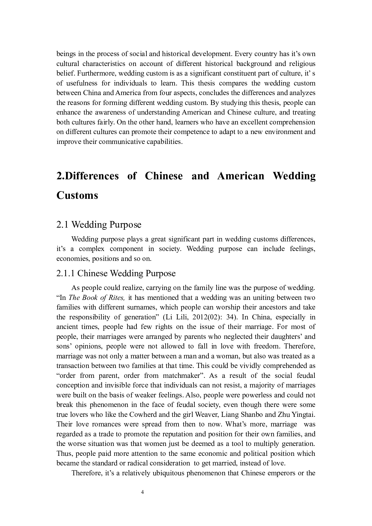 中美婚俗差异及形成原因-4860字.docx 第4页