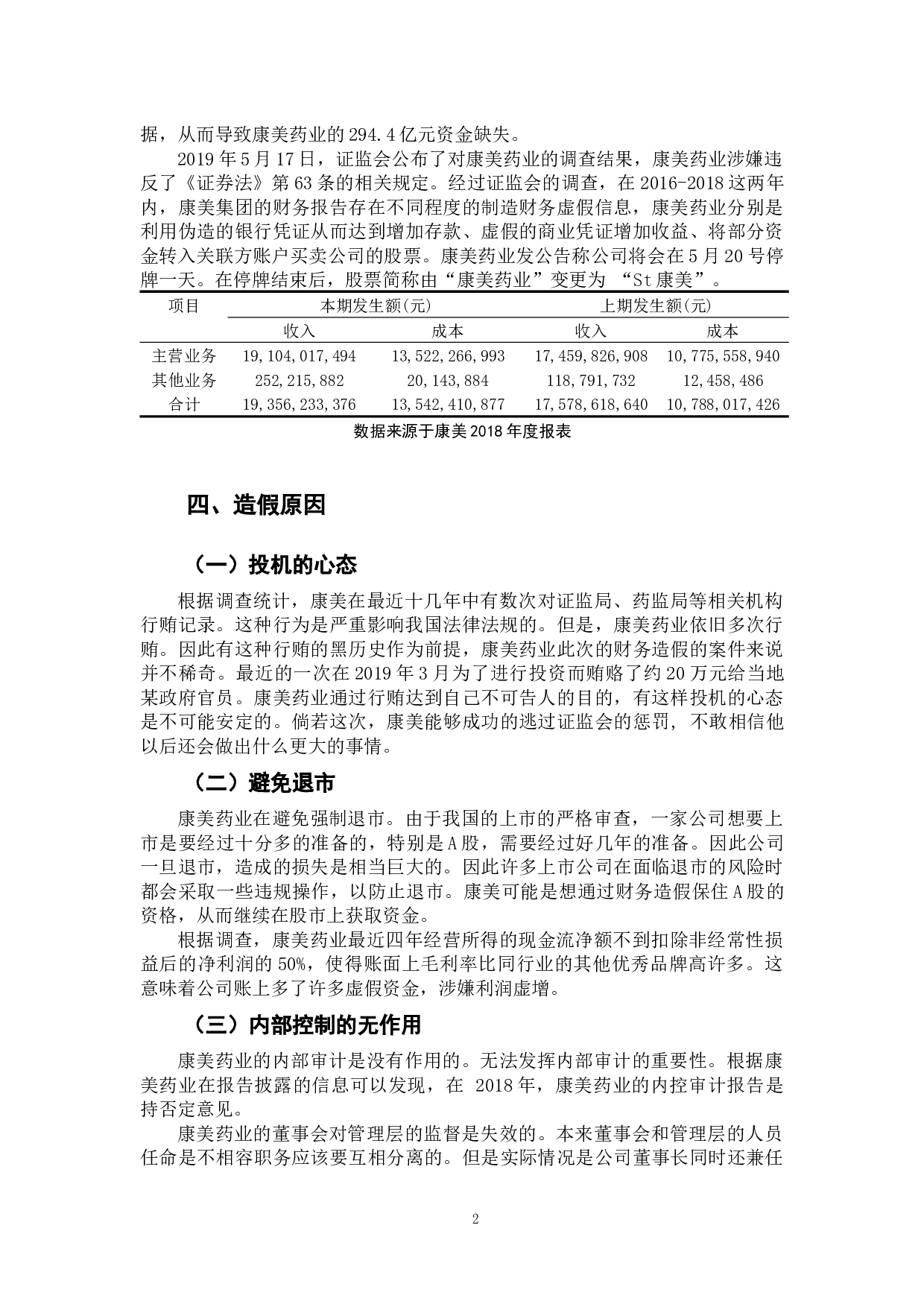 我国上市公司财务数据虚假性分析&mdash;&mdash;以康美为例-8070字.docx 第5页