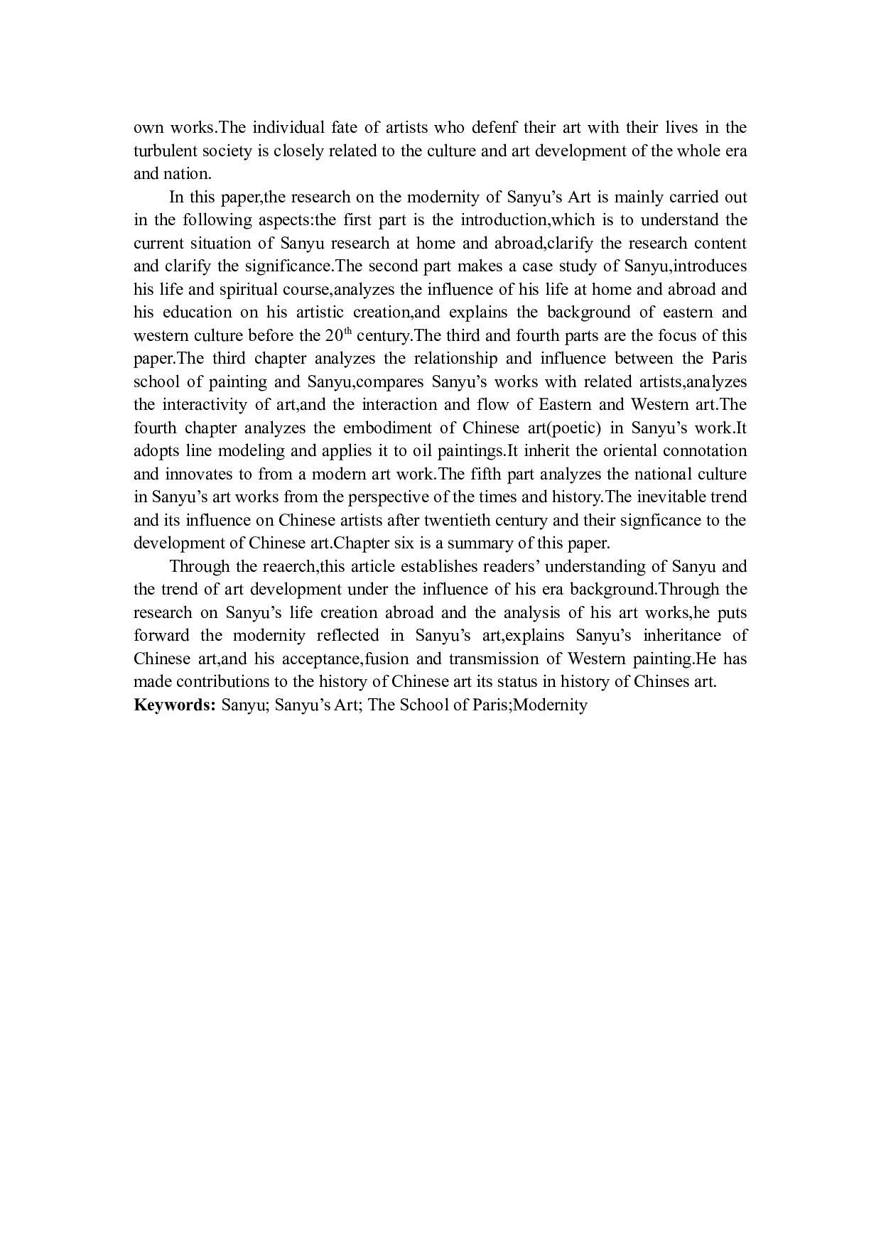 常玉艺术的现代性研究-36542字.docx 第2页