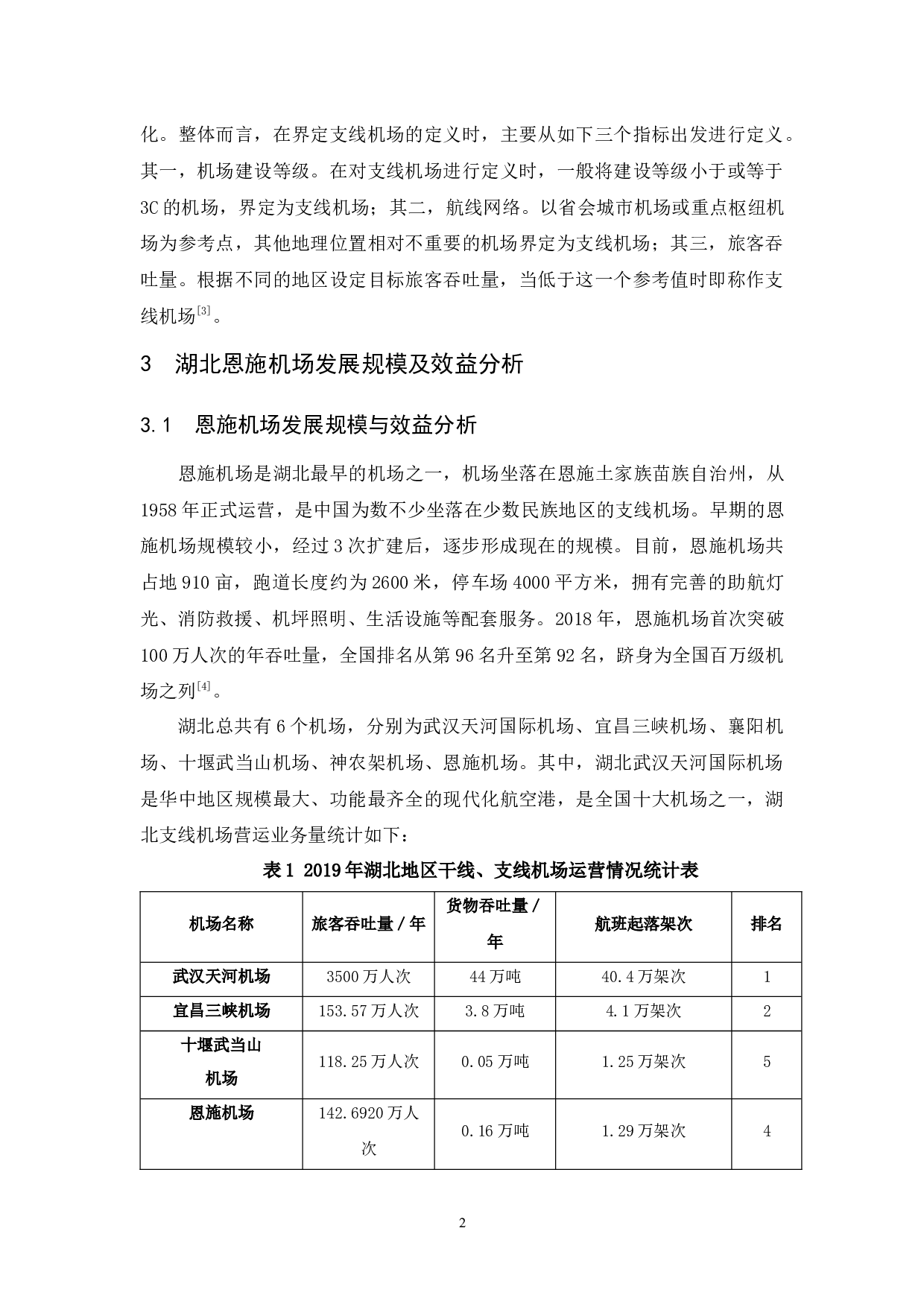 湖北地区支线机场发展问题研究&mdash;以恩施机场为例-7636字.docx 第6页
