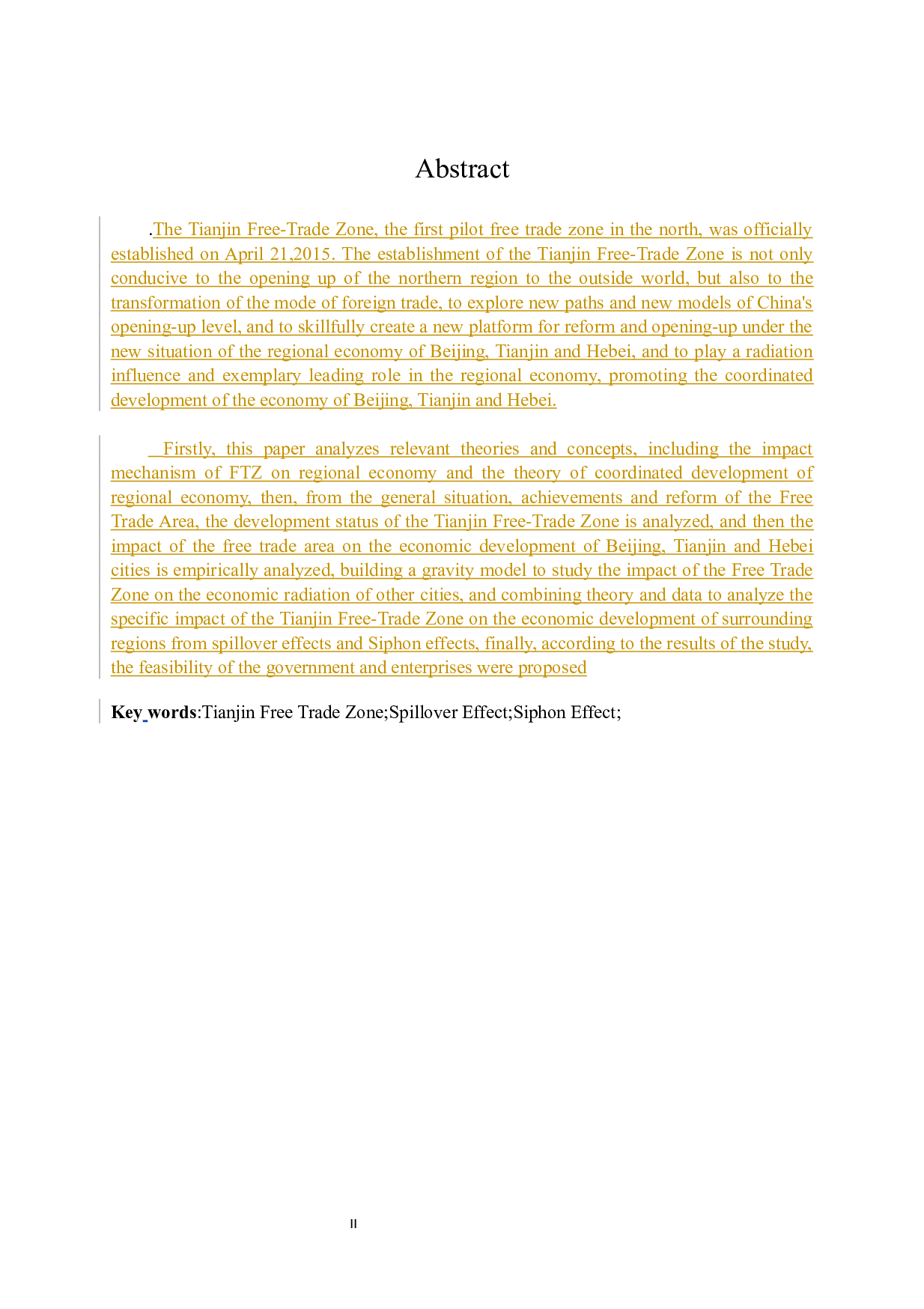 天津自贸区对京津冀区域经济发展的影响研究-18967字.docx 第3页