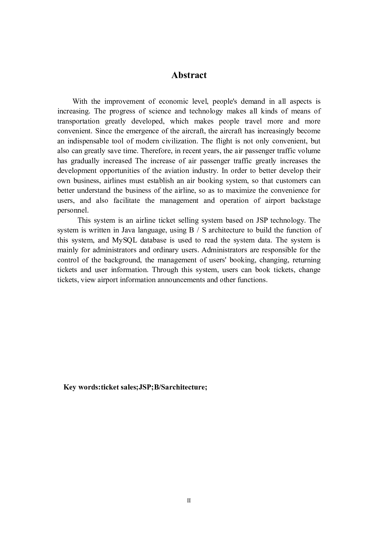 航空公司售票系统的设计与实现-12279字.docx 第3页