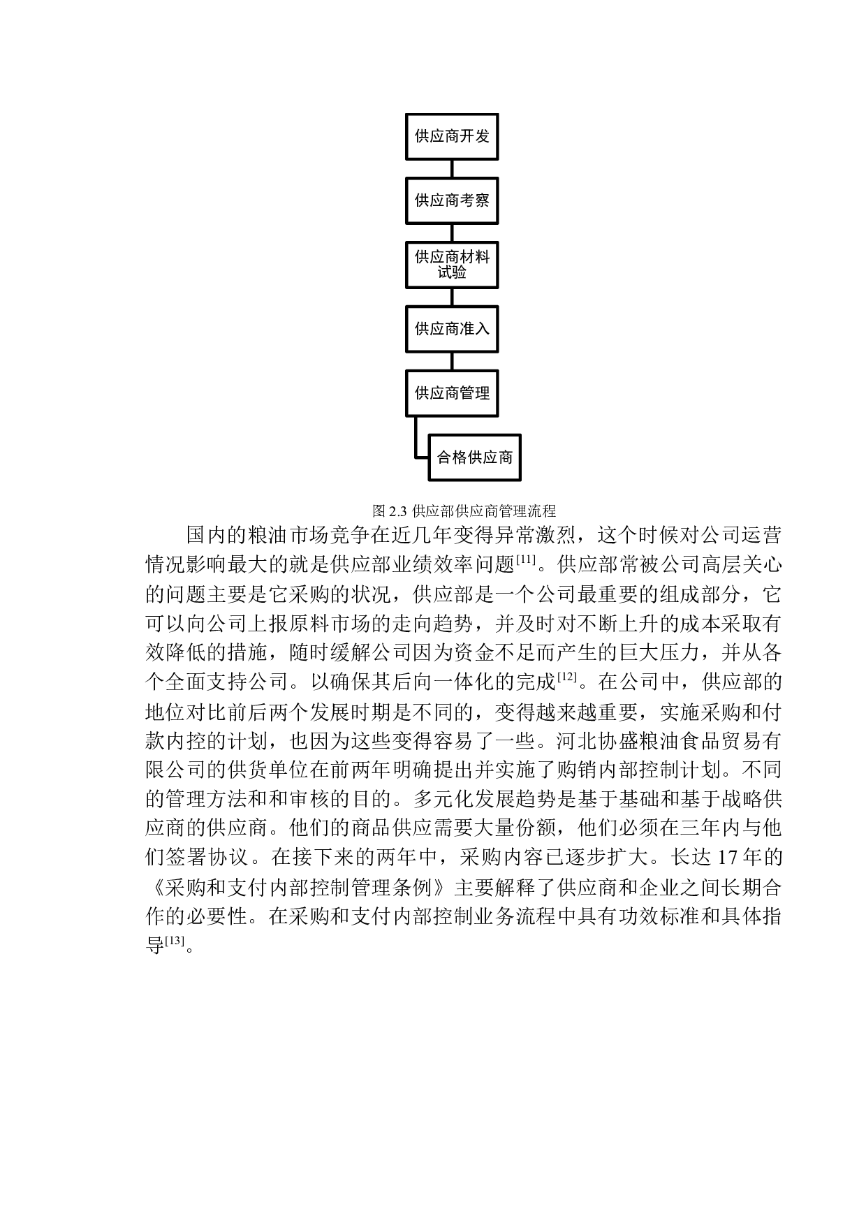 河北协盛粮油贸易有限公司采购与付款环节内部控制问题研究-10383字.docx 第9页