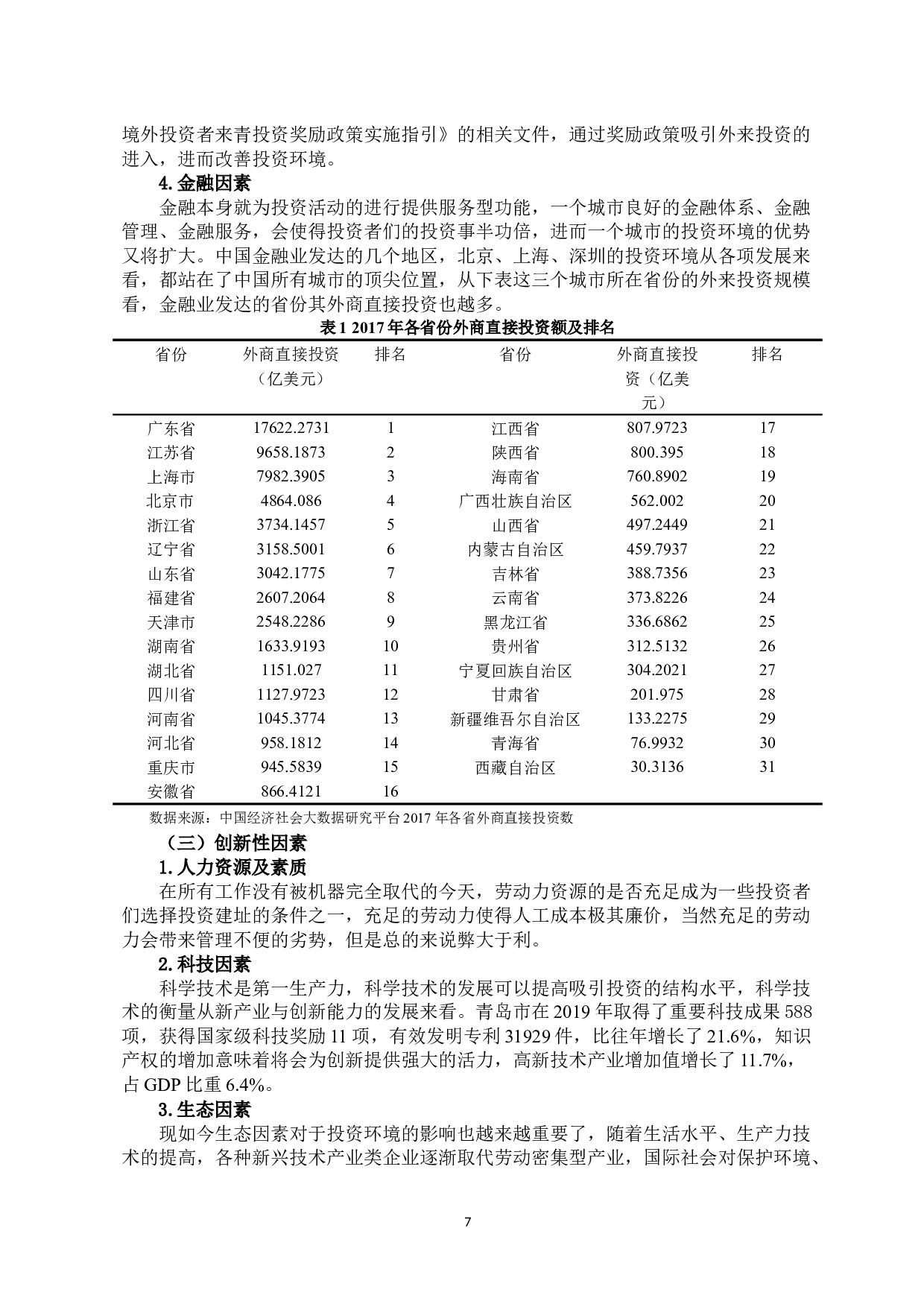 浅析投资环境对经济增长的影响&mdash;&mdash;以青岛市为例-11590字.docx 第8页