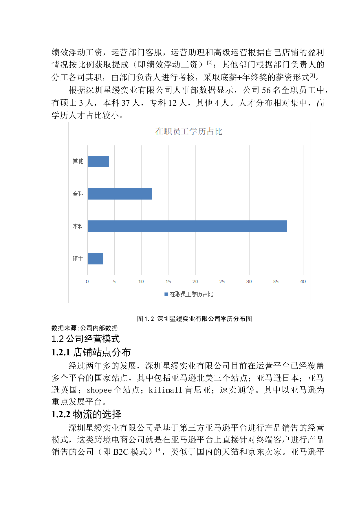 深圳星缦实业有限公司跨境电商平台运营问题研究-9569字.docx 第5页