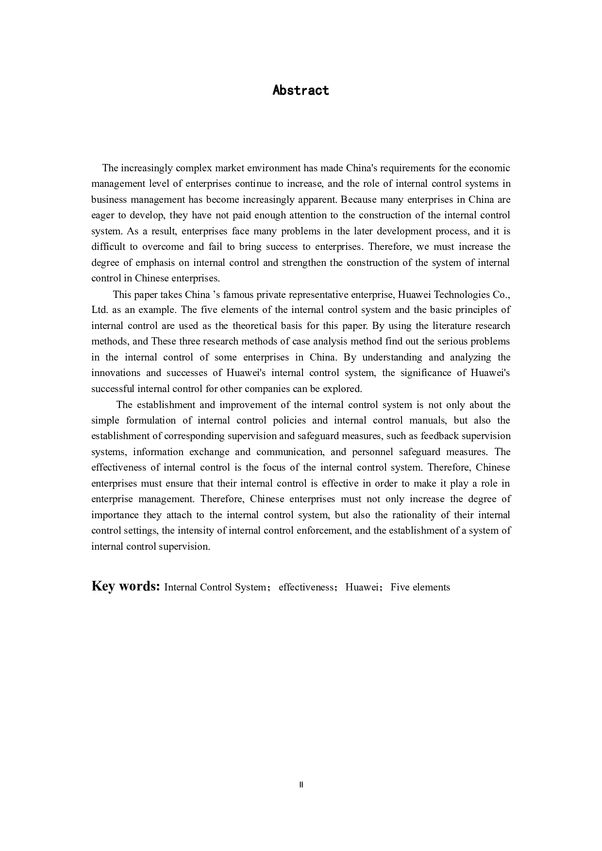 浅谈会计内部控制制度&mdash;&mdash;以华为公司为例-10827字.docx 第2页