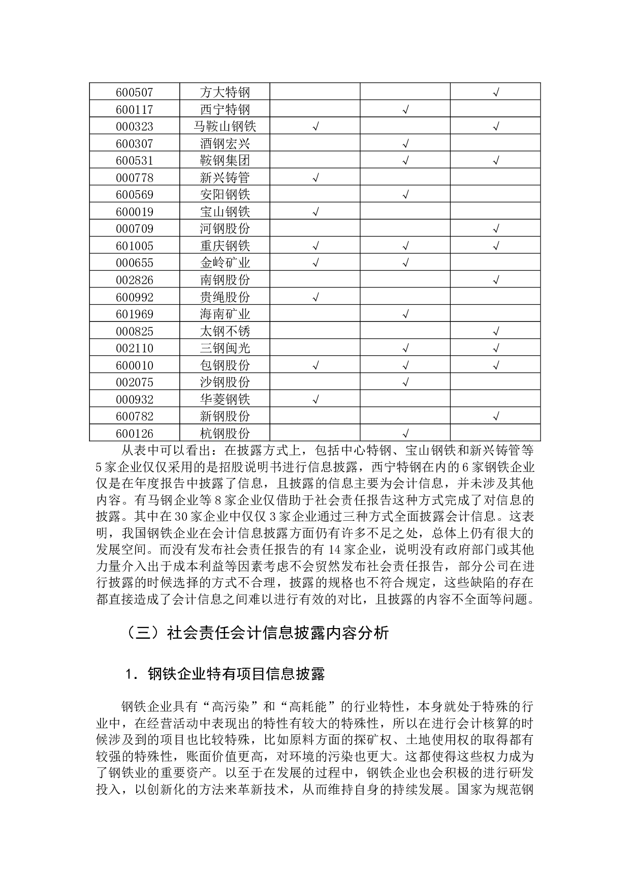 浅谈我国钢铁企业社会责任会计信息披露问题-9336字.docx 第5页