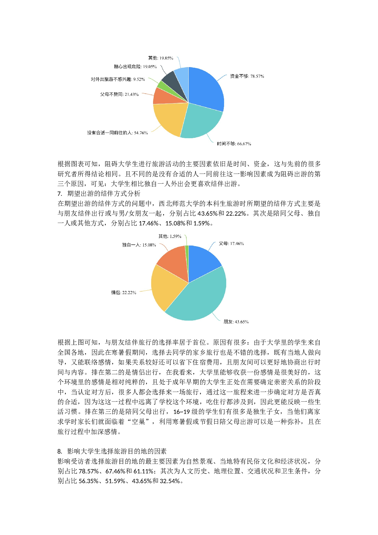 大学生旅游动机分析&mdash;&mdash;以西北师范大学为例-11018字.docx 第7页