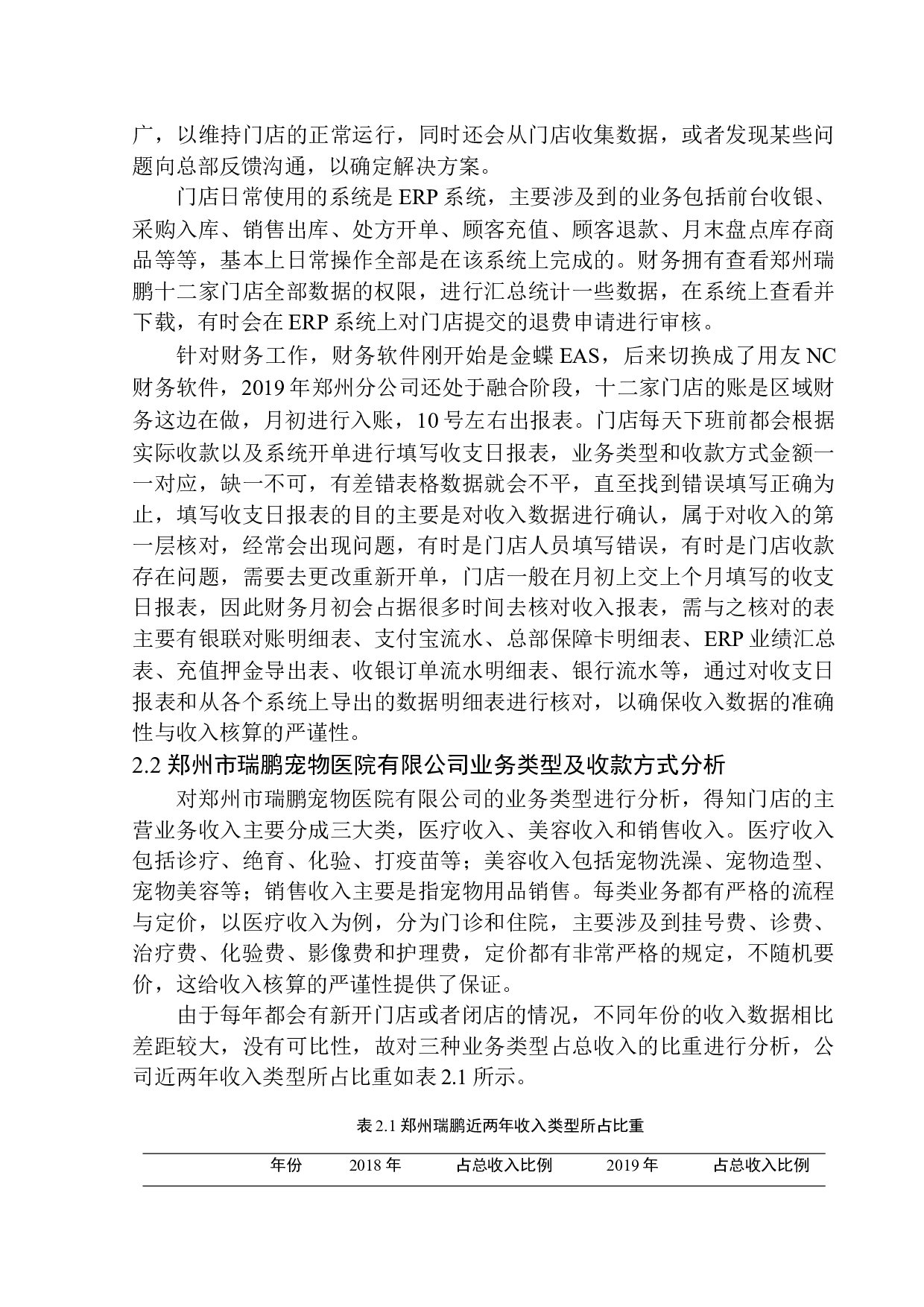 郑州市瑞鹏宠物医院有限公司收入核算问题研究-11829字.docx 第10页