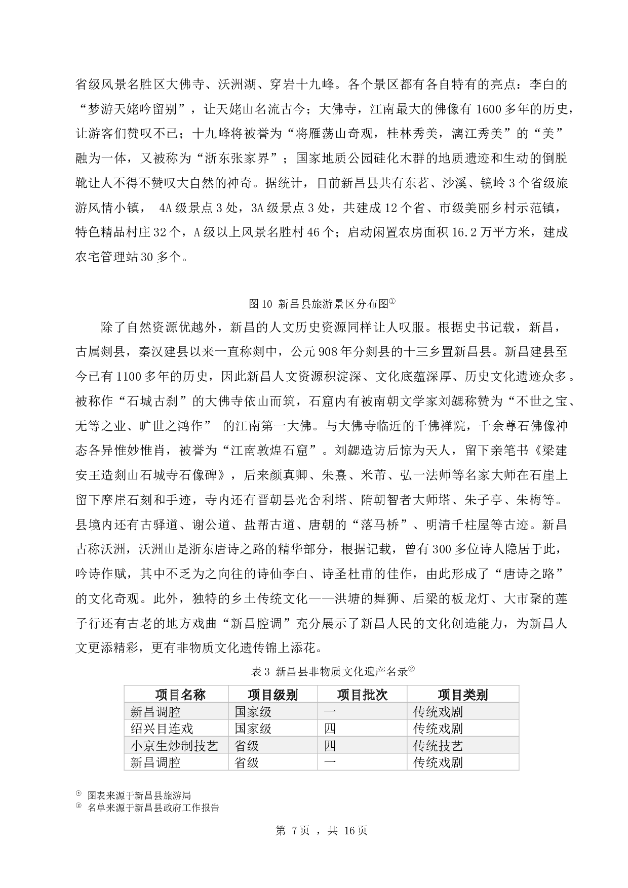浙江省新昌县旅游发展现状及问题分析-9299字.docx 第7页