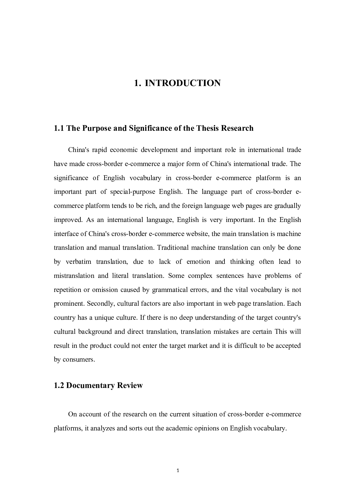 跨境电商平台中英语词汇特点及翻译-6632字.docx 第10页