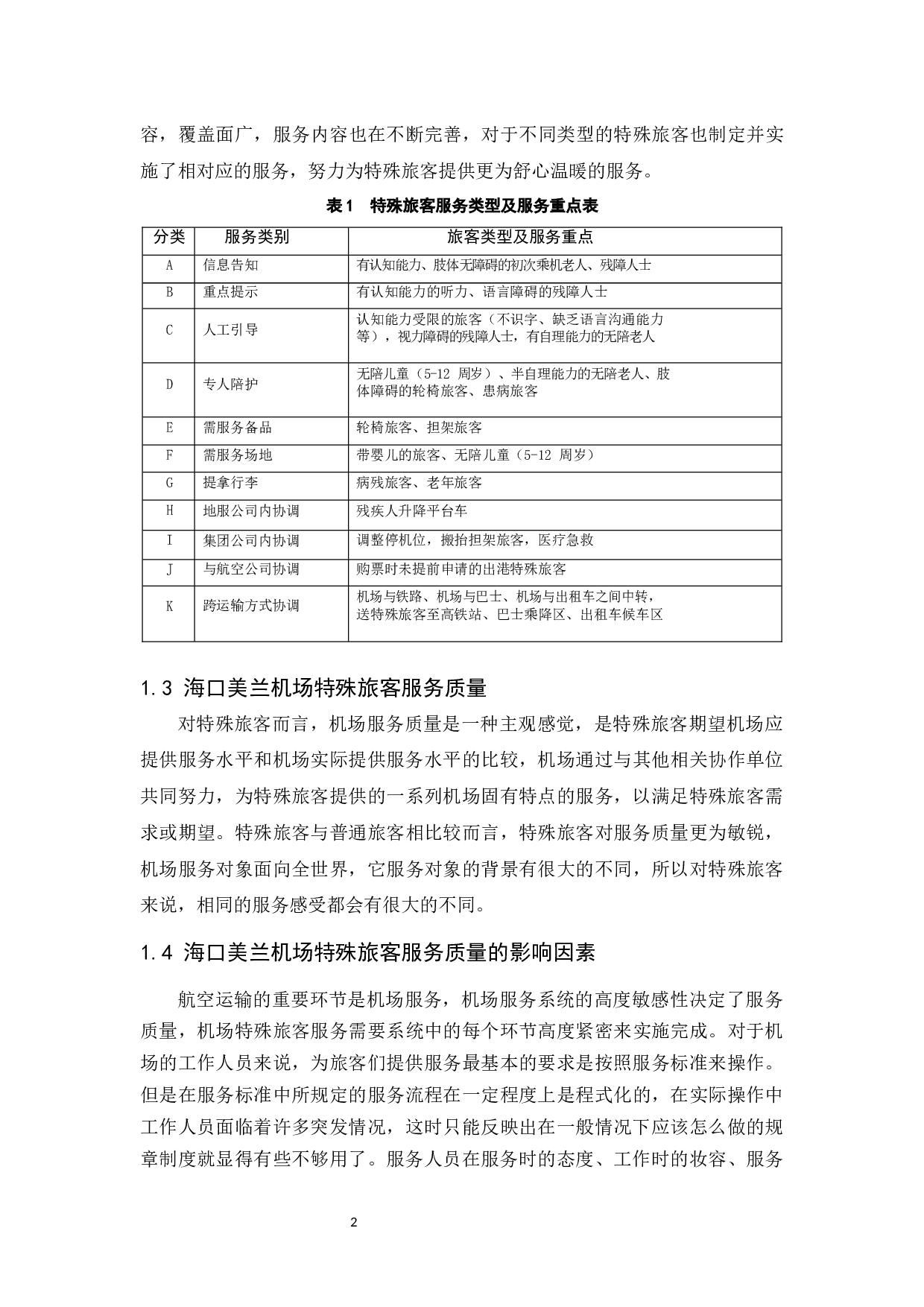 海口美兰机场特殊旅客服务质量研究.docx-12048字.docx 第8页