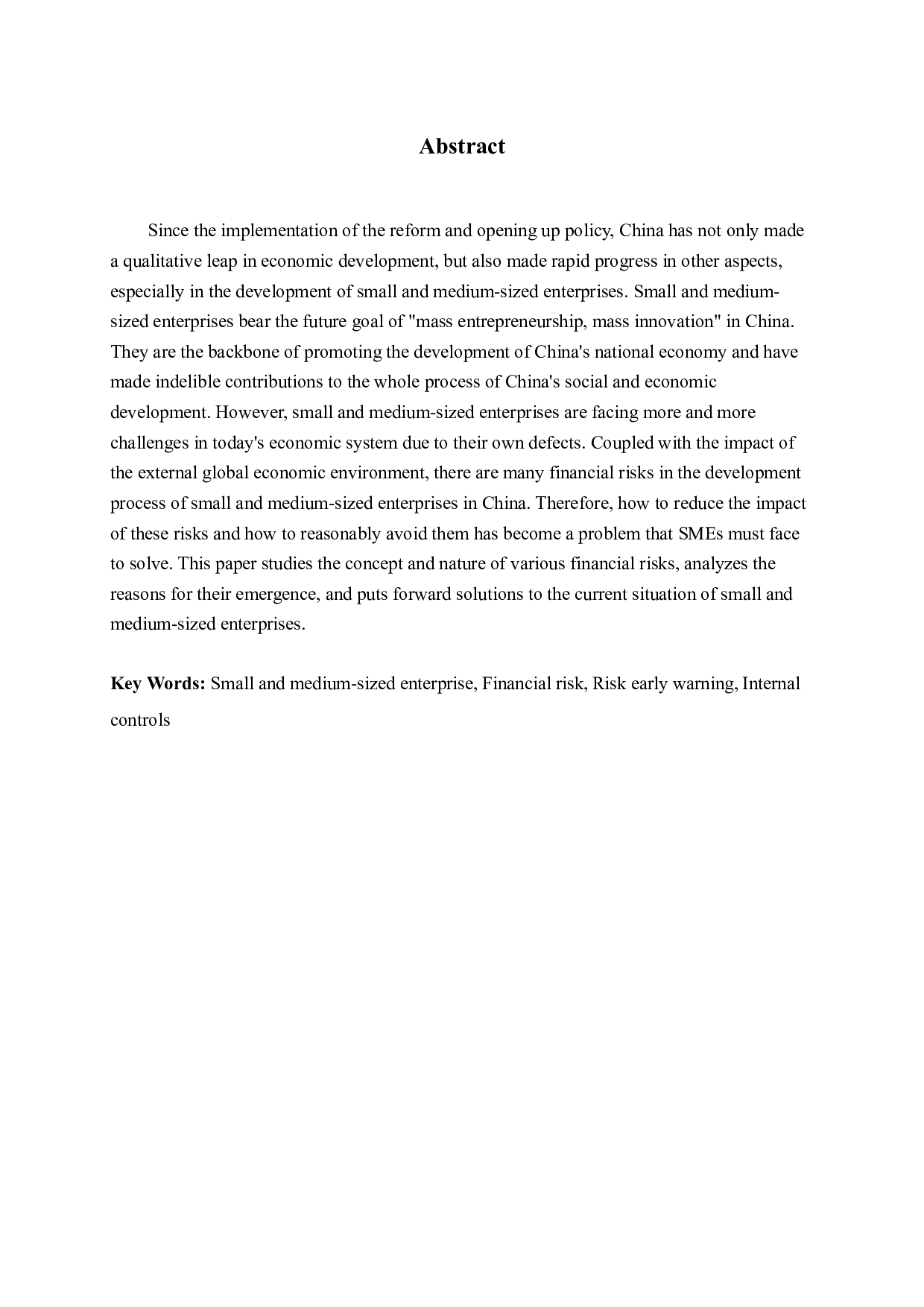 新环境下中小企业财务风险管理研究-11516字.docx 第2页