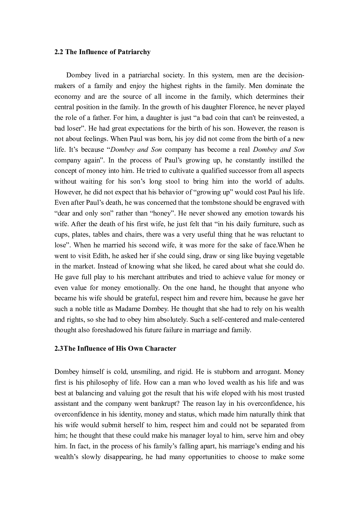 AnAnalysisoftheTragicFateinDombeyandSon-5307字.docx 第6页