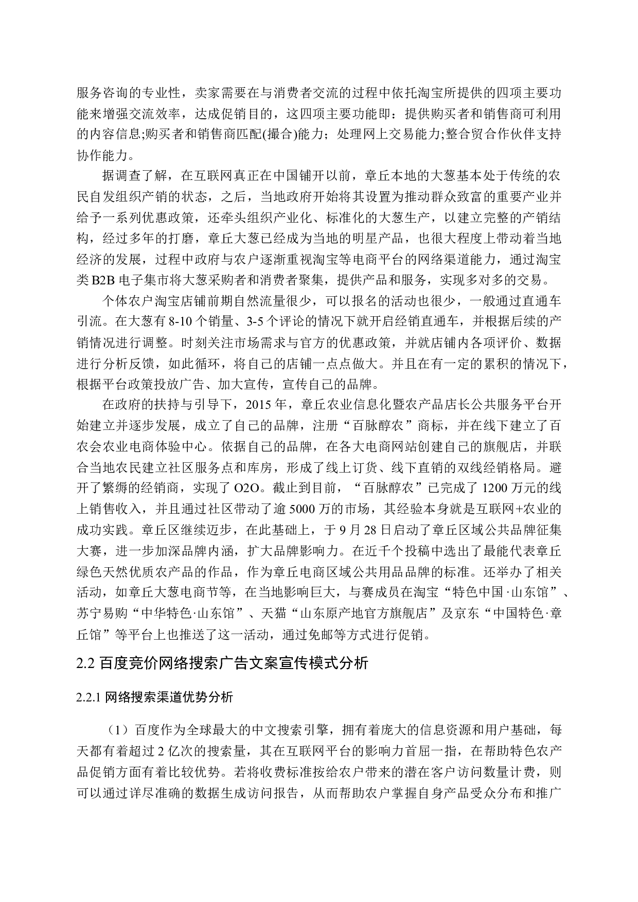 章丘大葱网络推广渠道探析-19844字.docx 第10页