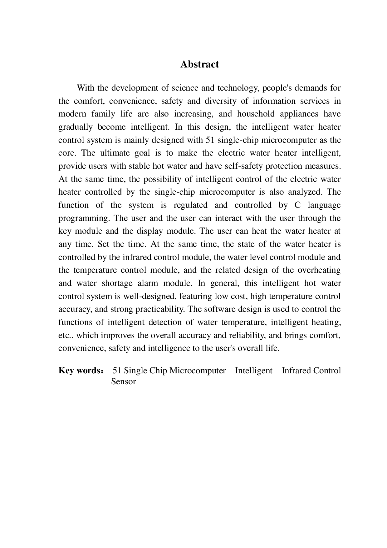 基于 51 单片机的智能热水控制系统设计-1369字.pdf 第2页