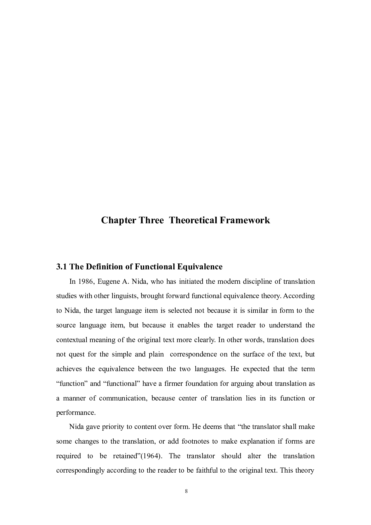 OnTranslationofGovernmentWorkReportfromthePerspectiveofFunctionalEquivalence-4795字.docx 第8页