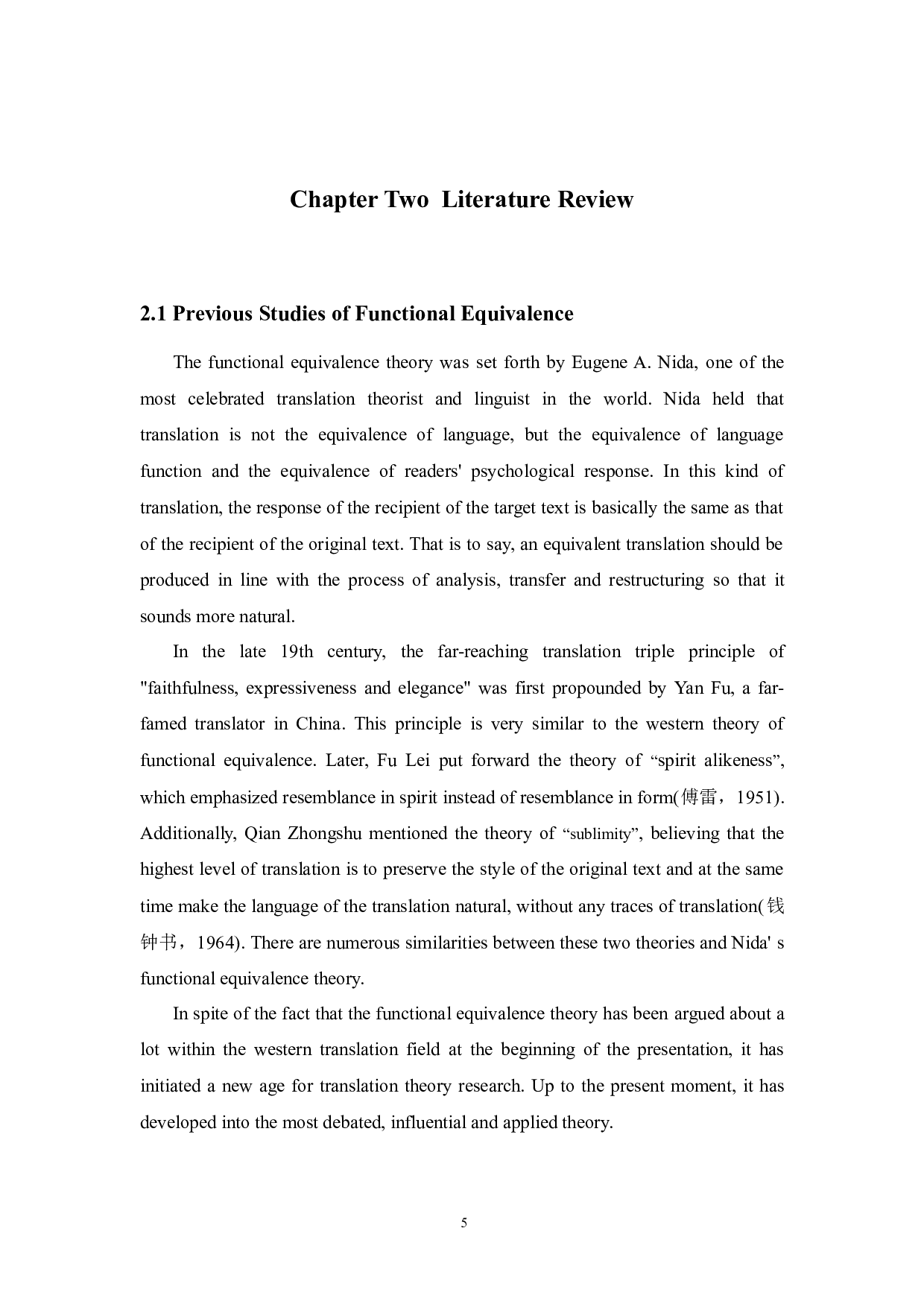 OnTranslationofGovernmentWorkReportfromthePerspectiveofFunctionalEquivalence-4795字.docx 第5页