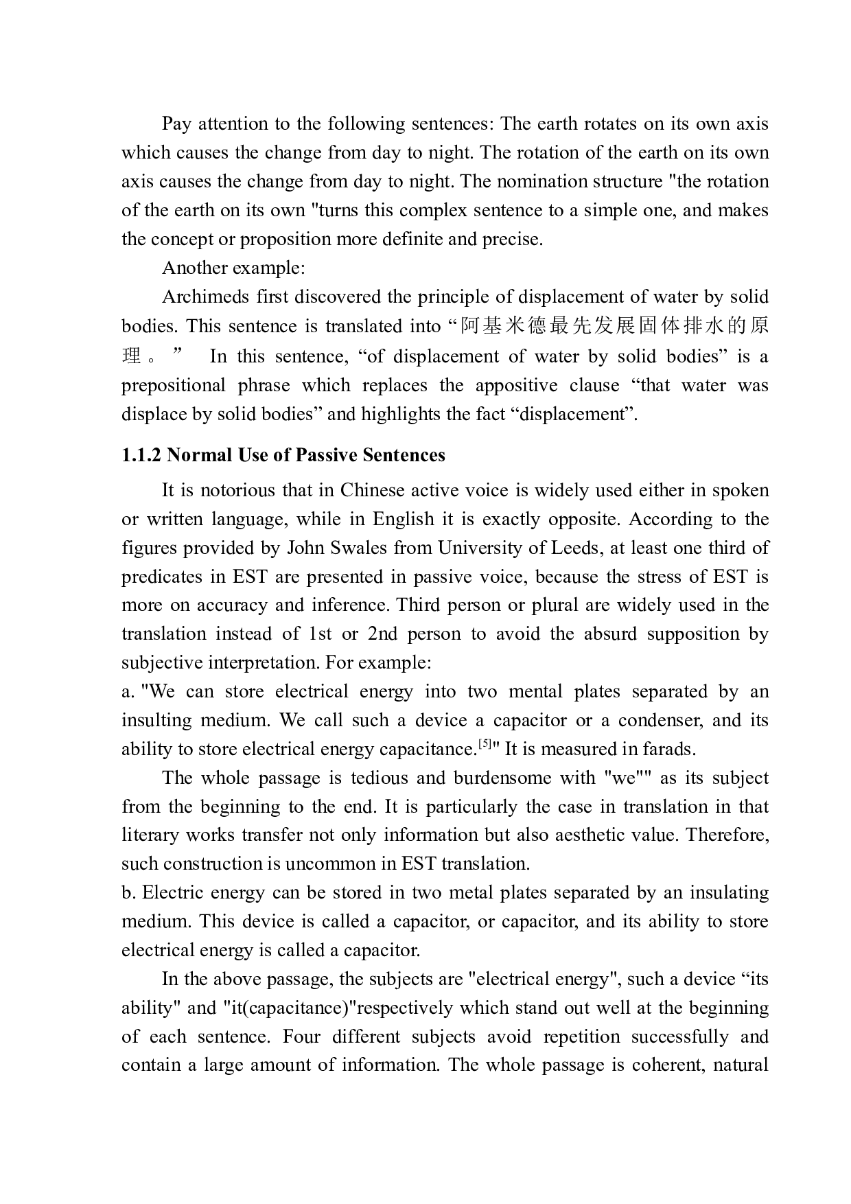 Processing of Sentence Structure in Translation of Scientific Articles-10032字.docx 第9页