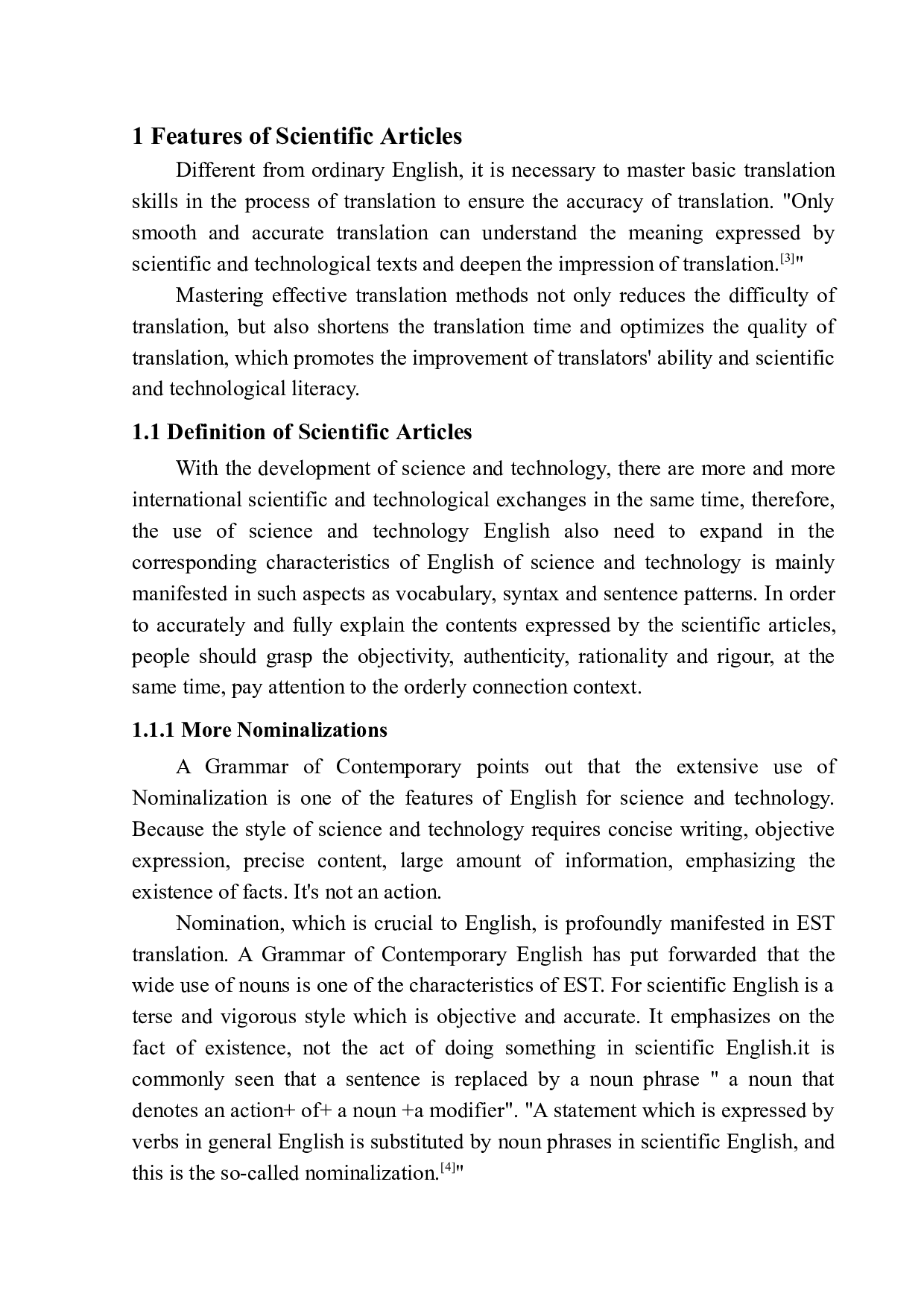 Processing of Sentence Structure in Translation of Scientific Articles-10032字.docx 第8页