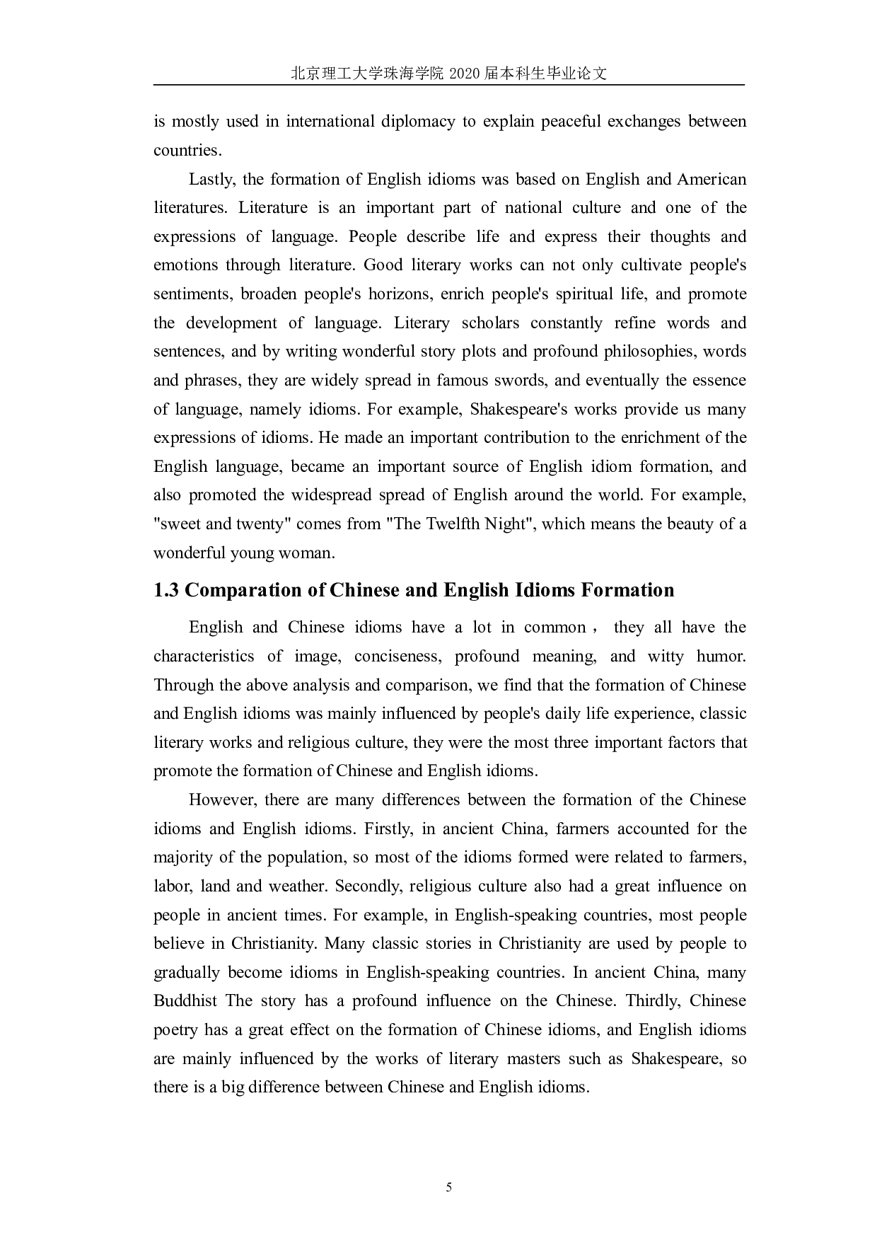The Characteristic and Cultural Differences of the English and Chinese Idioms-5068字.pdf 第10页