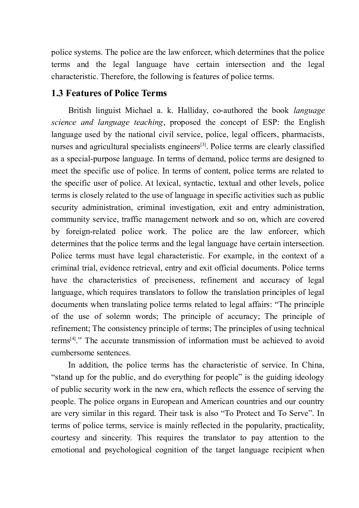 Translation of Police Terms from the Perspective of Adaptation Theory-9304字.docx 第8页