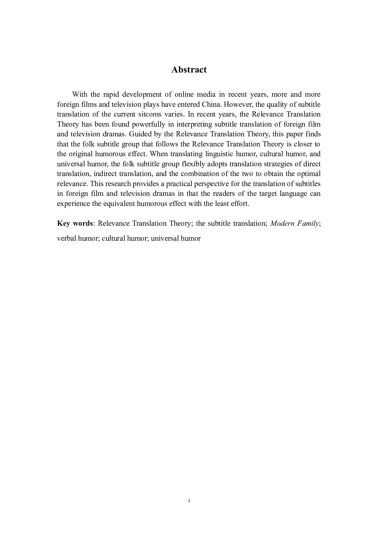 VerbalHumorTranslationfromthePerspectiveofRelevanceTranslationTheory-7540字.docx 第3页