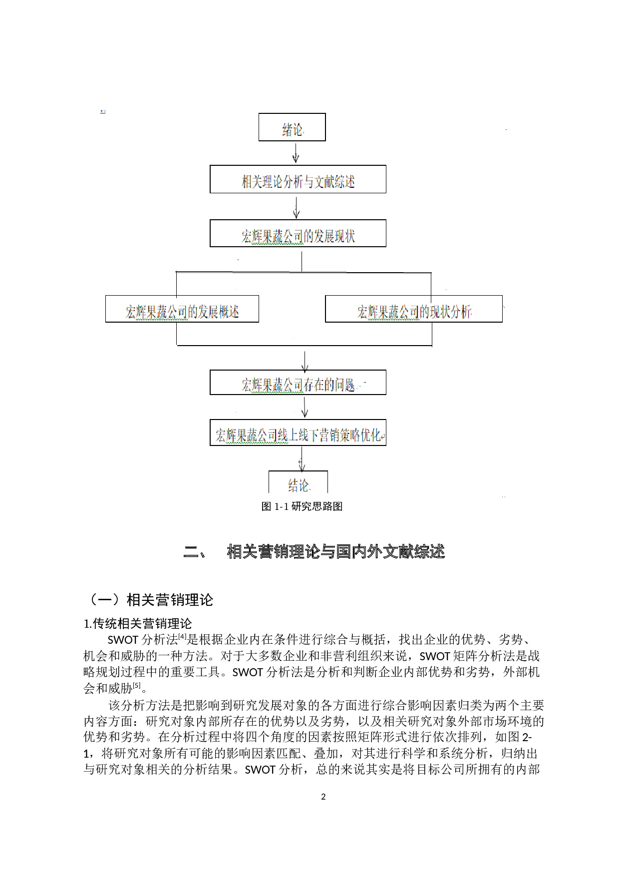 宏辉果蔬公司的线上线下营销策略研究-11664字.docx 第5页
