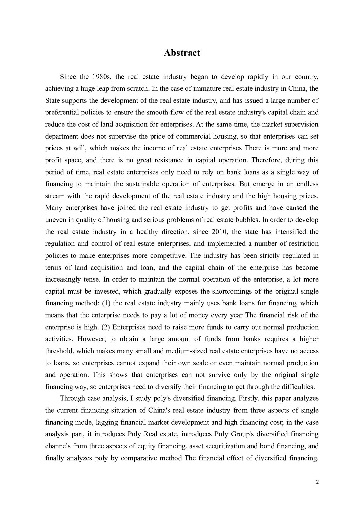 保利地产的多元化融资方式研究-16253字.docx 第2页