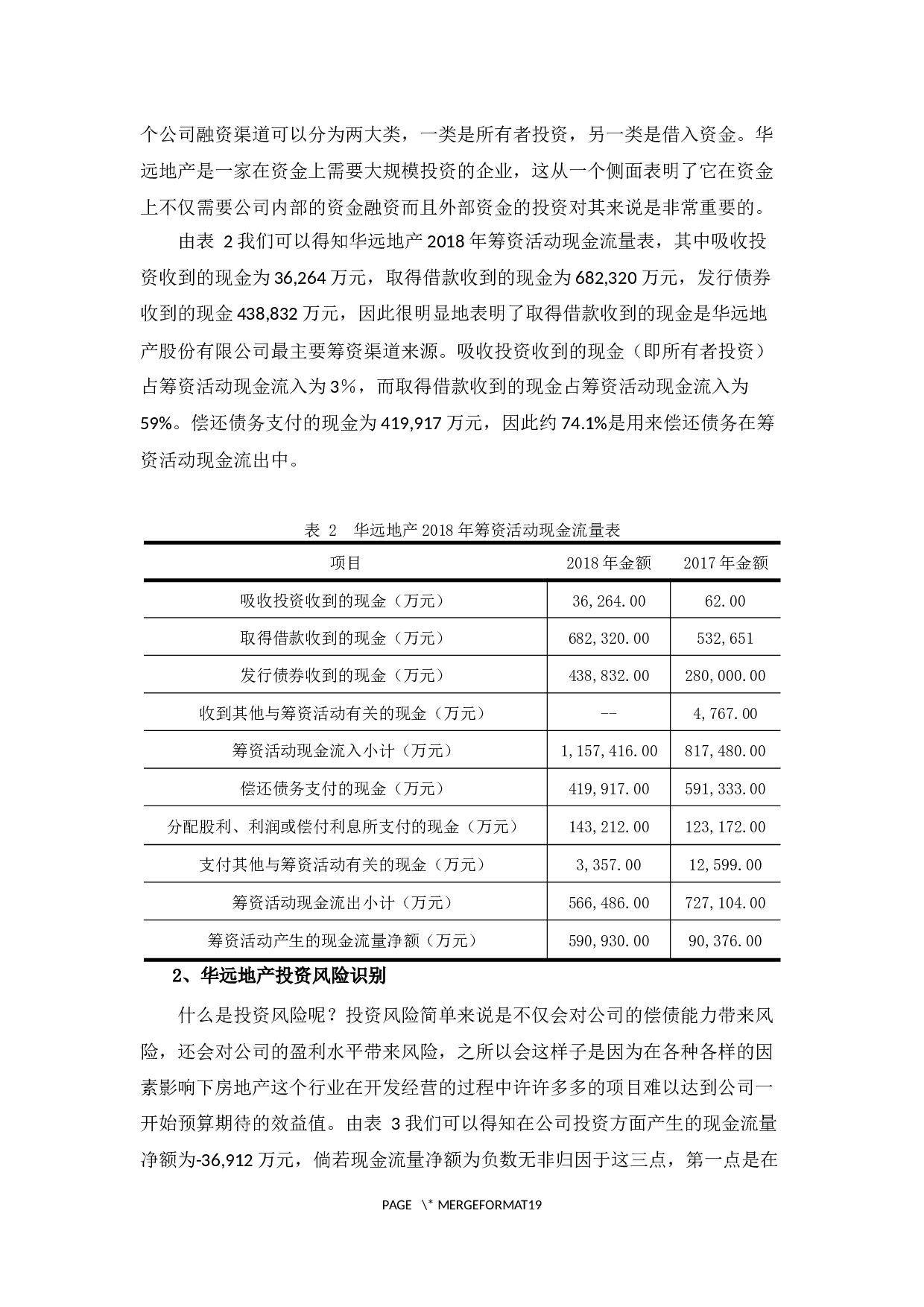 华远地产财务风险控制-14975字.docx 第10页