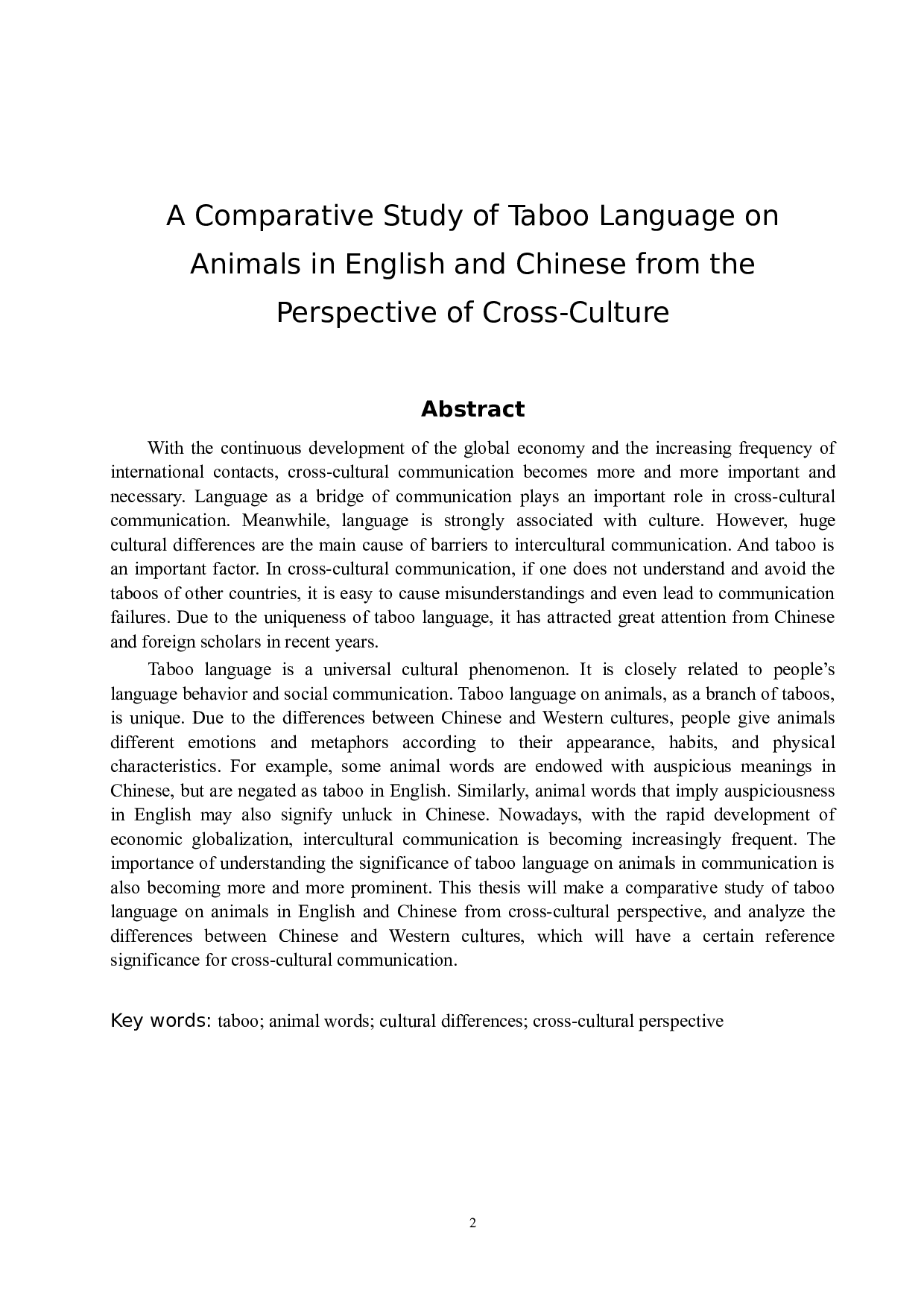 《跨文化视角下中英动物禁忌语对比研究》-8483字.docx 第3页